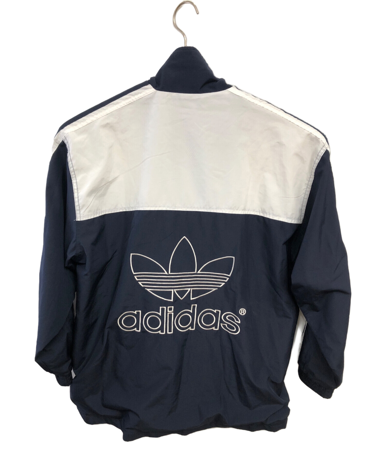 中古・古着通販】adidas (アディダス) ナイロンジャケット ネイビー