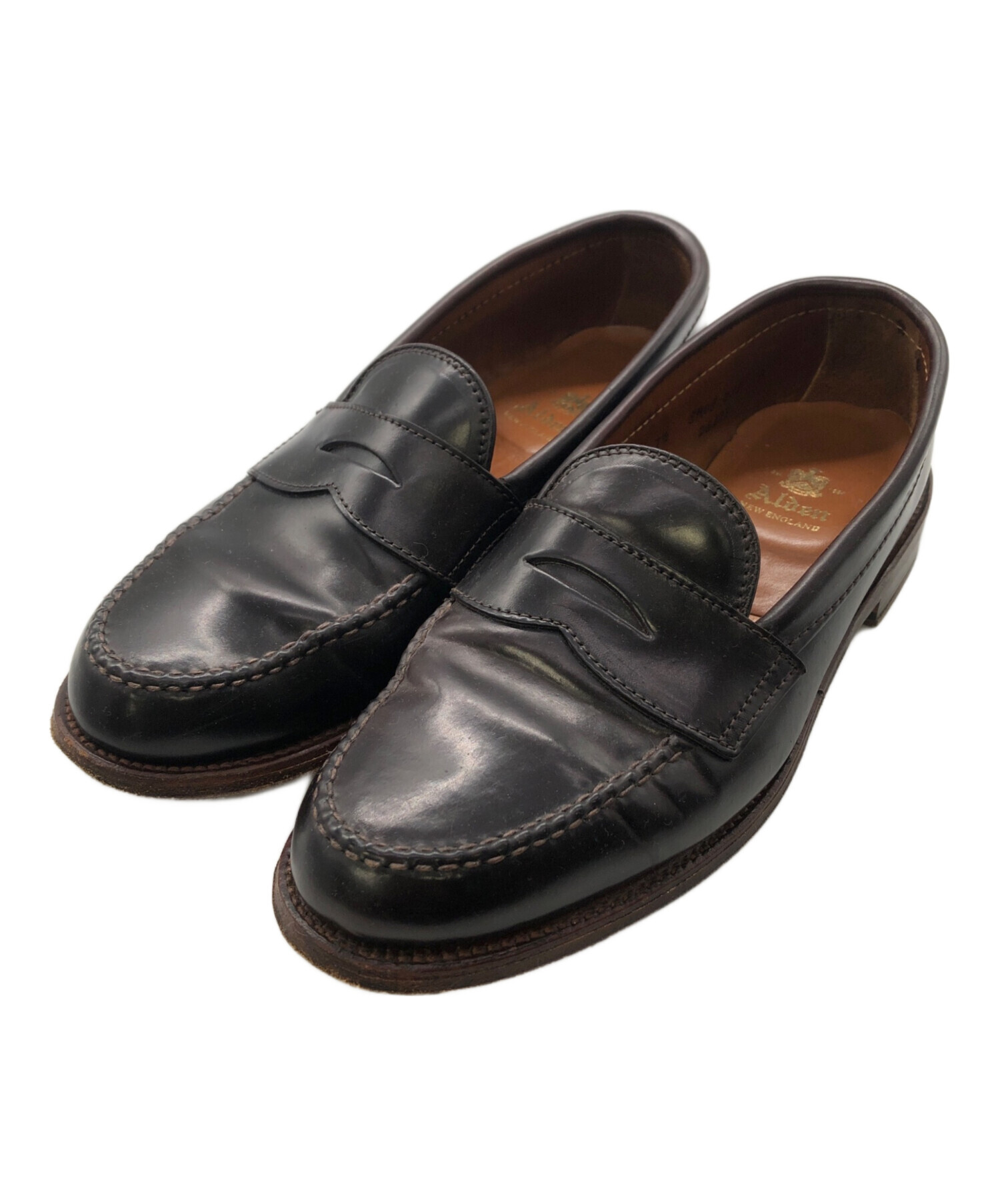 オールデン　ローファー　99851 レザー　ブラウン　5.5 中古・古着通販】Alden (オールデン) ローファー ブラウン サイズ:25.5