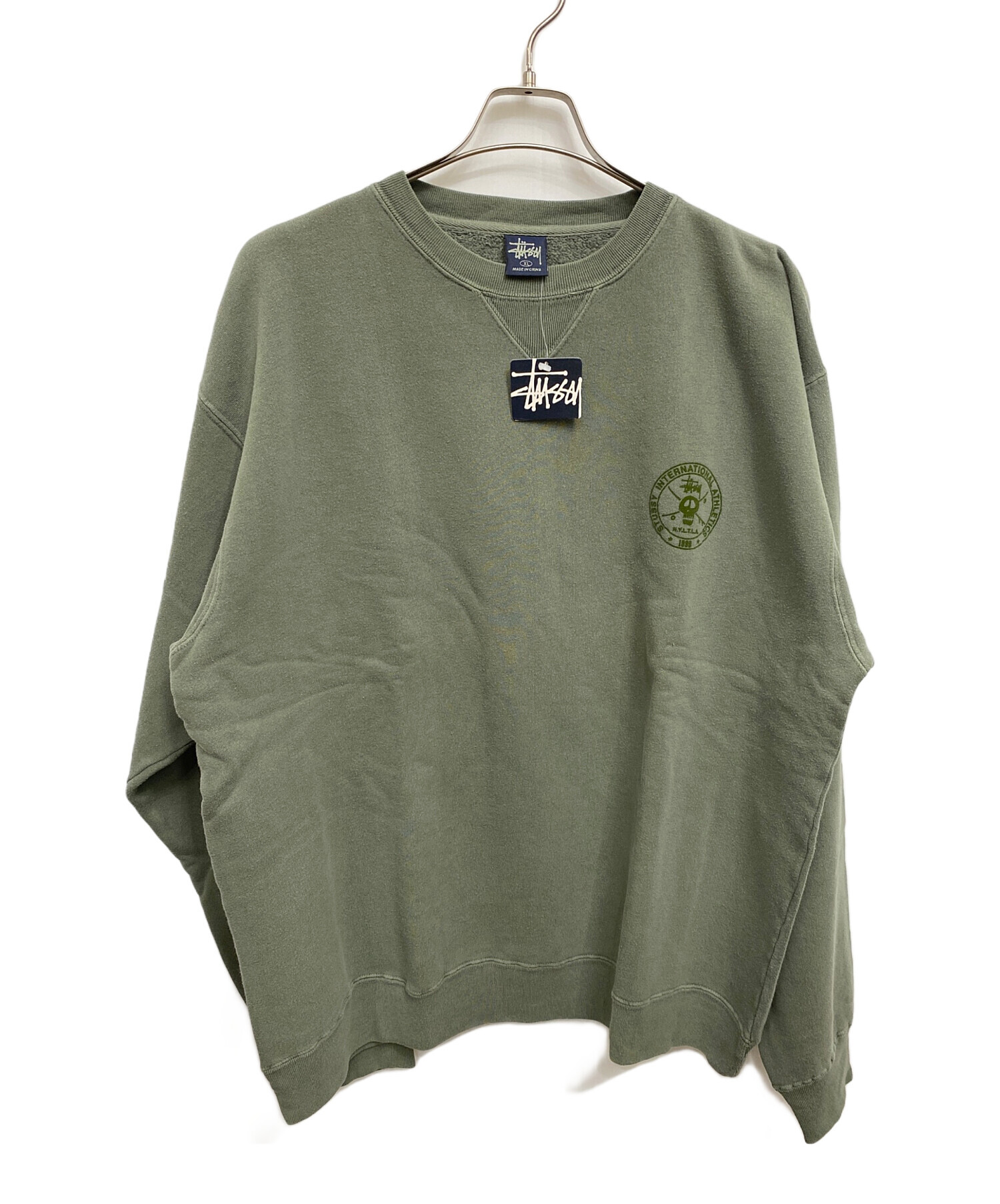 中古・古着通販】stussy (ステューシー) SKULL LOGO sweatshirt