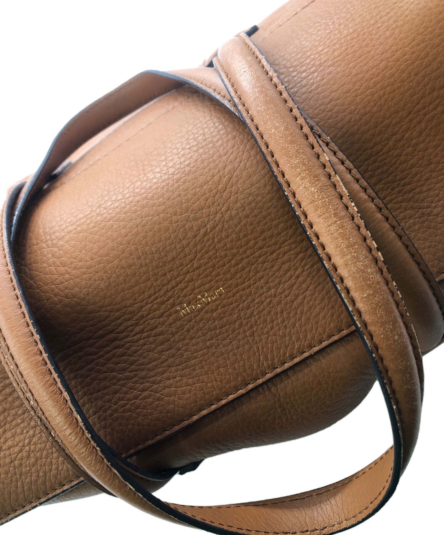 中古・古着通販】MaxMara (マックスマーラ) スクエアレザー