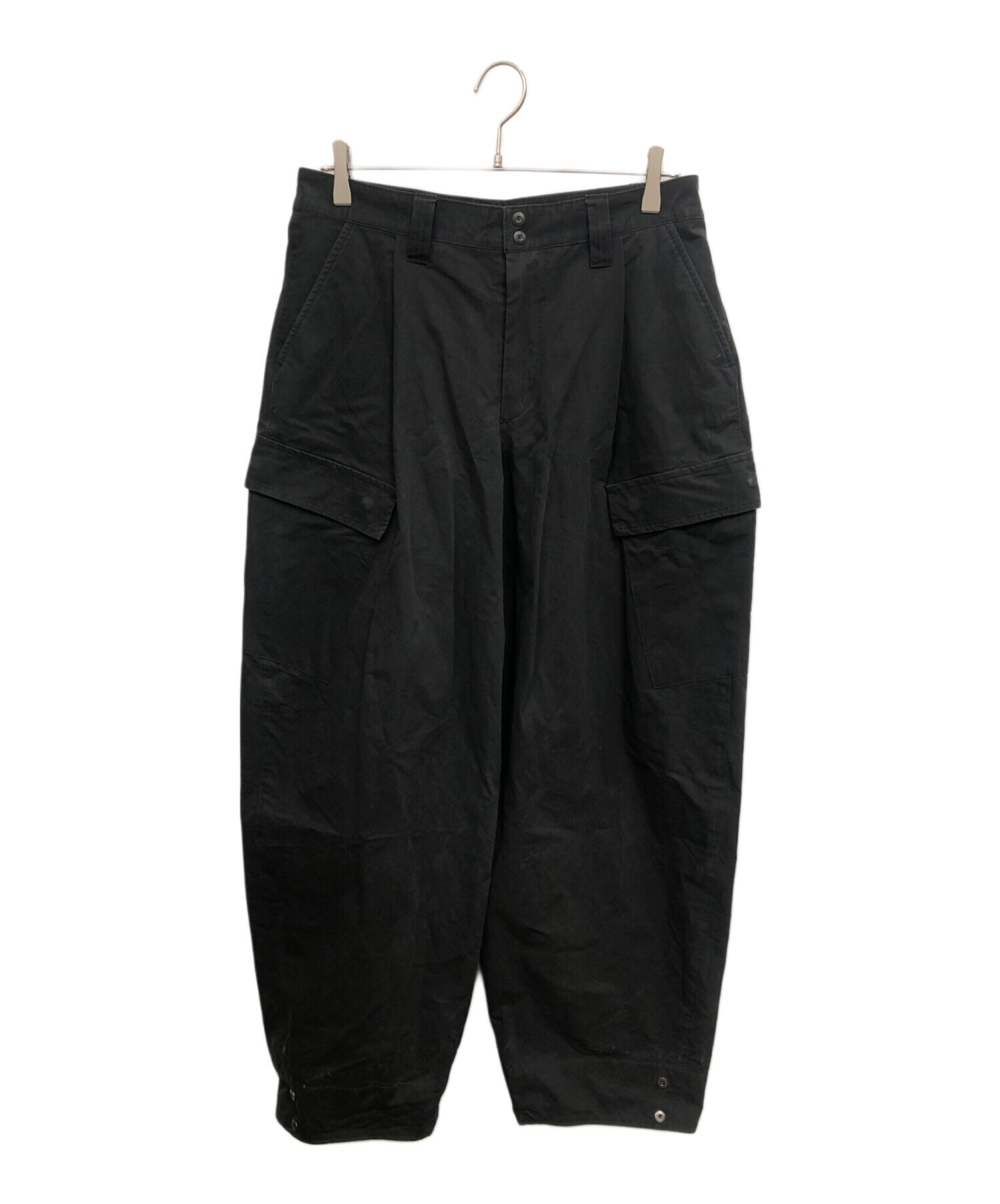 中古・古着通販】whowhat (フーワット) カーゴパンツ ブラック サイズ 