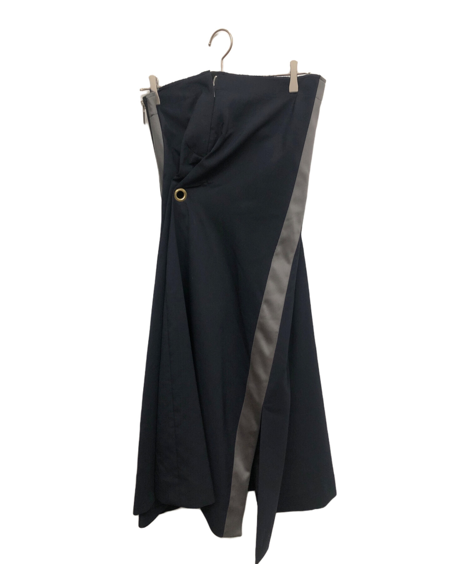 中古・古着通販】sacai (サカイ) アシンメトリードレープフレアドレス 