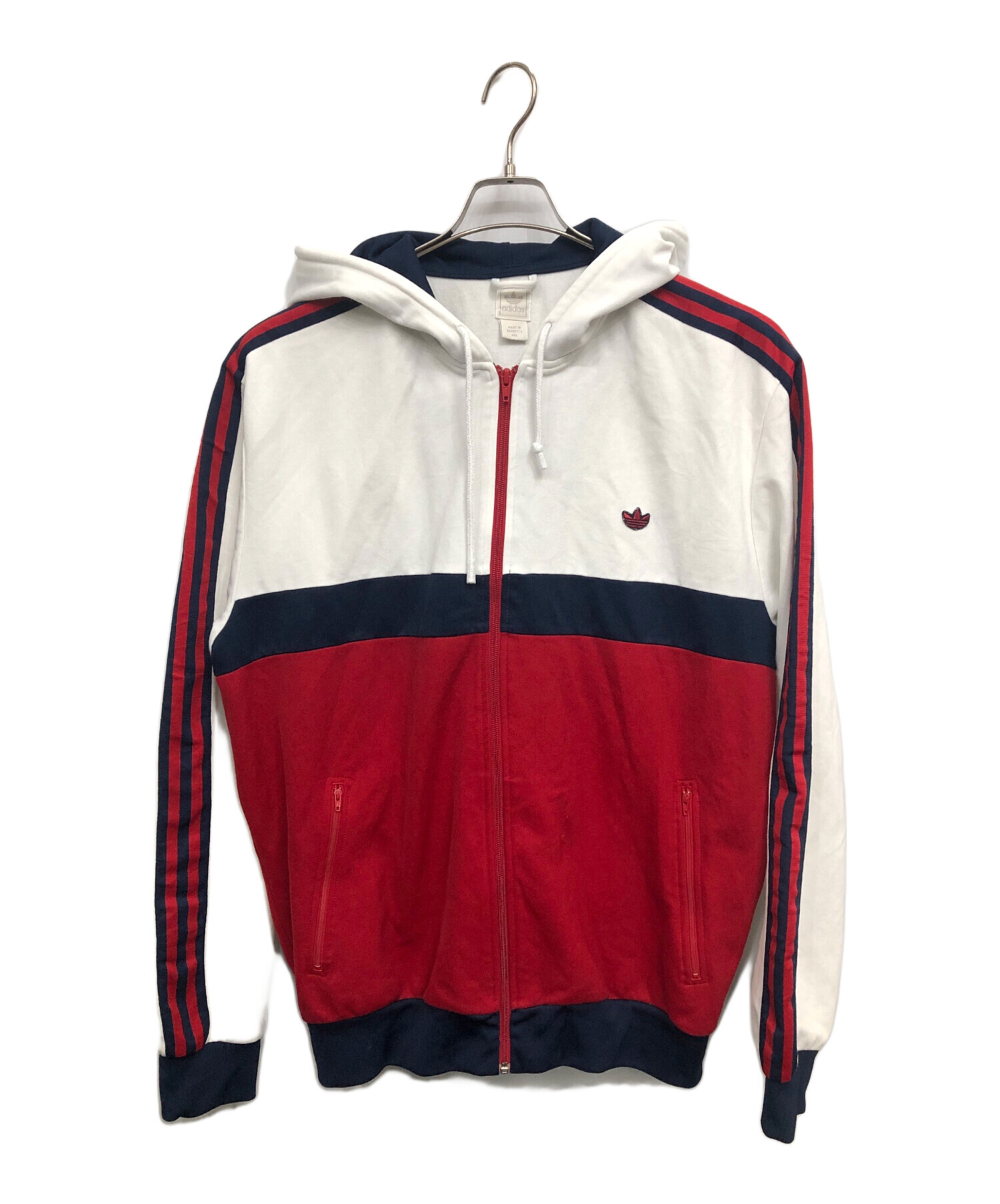 中古・古着通販】adidas (アディダス) OLD adidasフーデッドジャケット