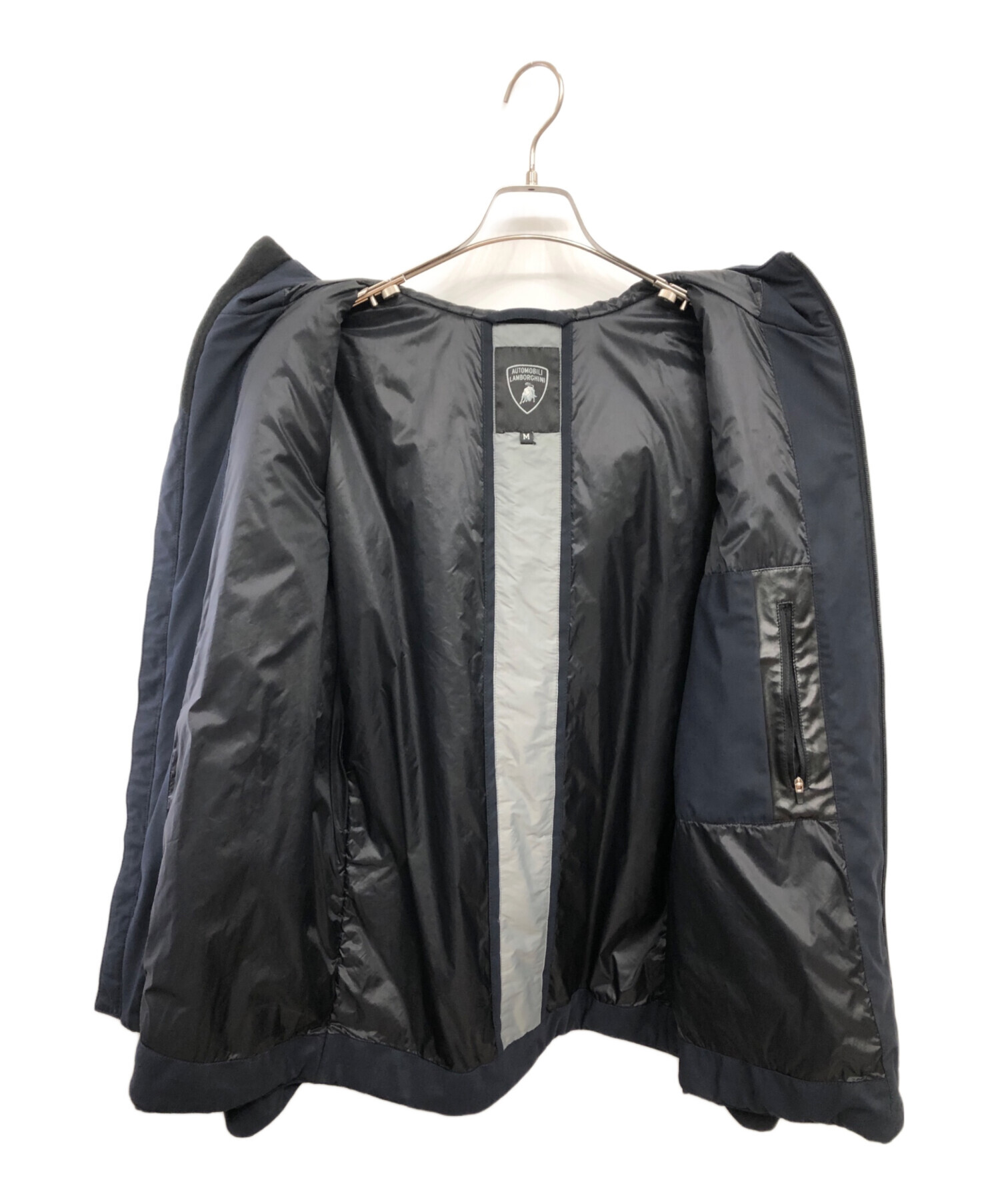 AUTOMOBILI LAMBORGHINI ブラックジャケット AUTOMOBILI LAMBORGHINI LEATHER BOMBER JACKET | Lamborghini Store