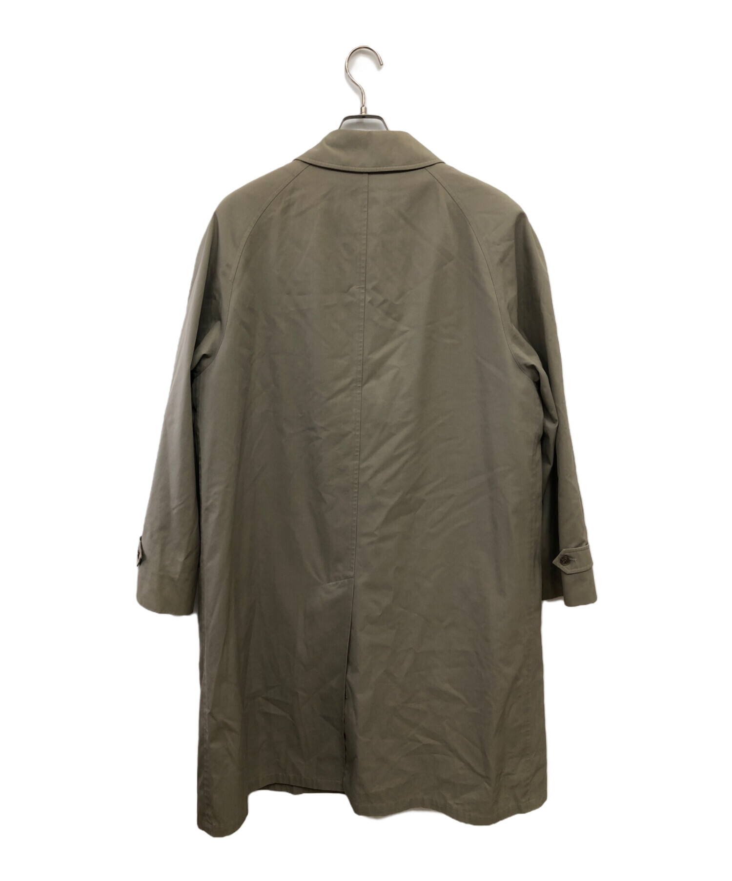 美品　バーバリーロンドン　デニム　ステンカラーコート　ライナー　ノバチェック　L 90's バーバリーロンドン ノバチェック ステンカラーコート ライナー付き