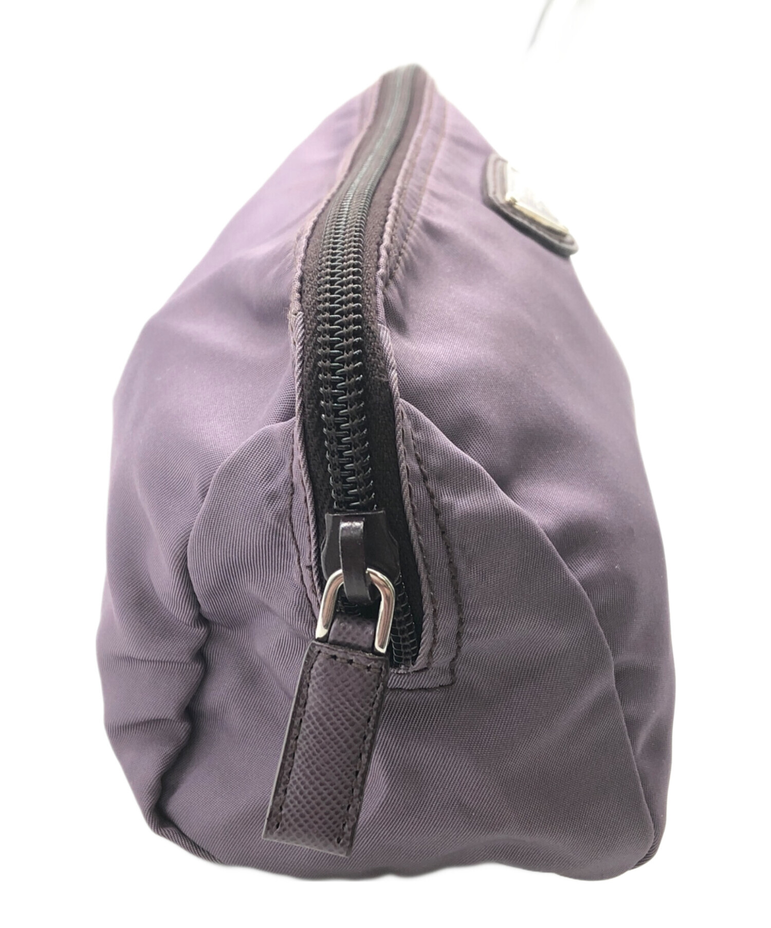 中古・古着通販】PRADA (プラダ) ナイロンポーチ パープル｜ブランド