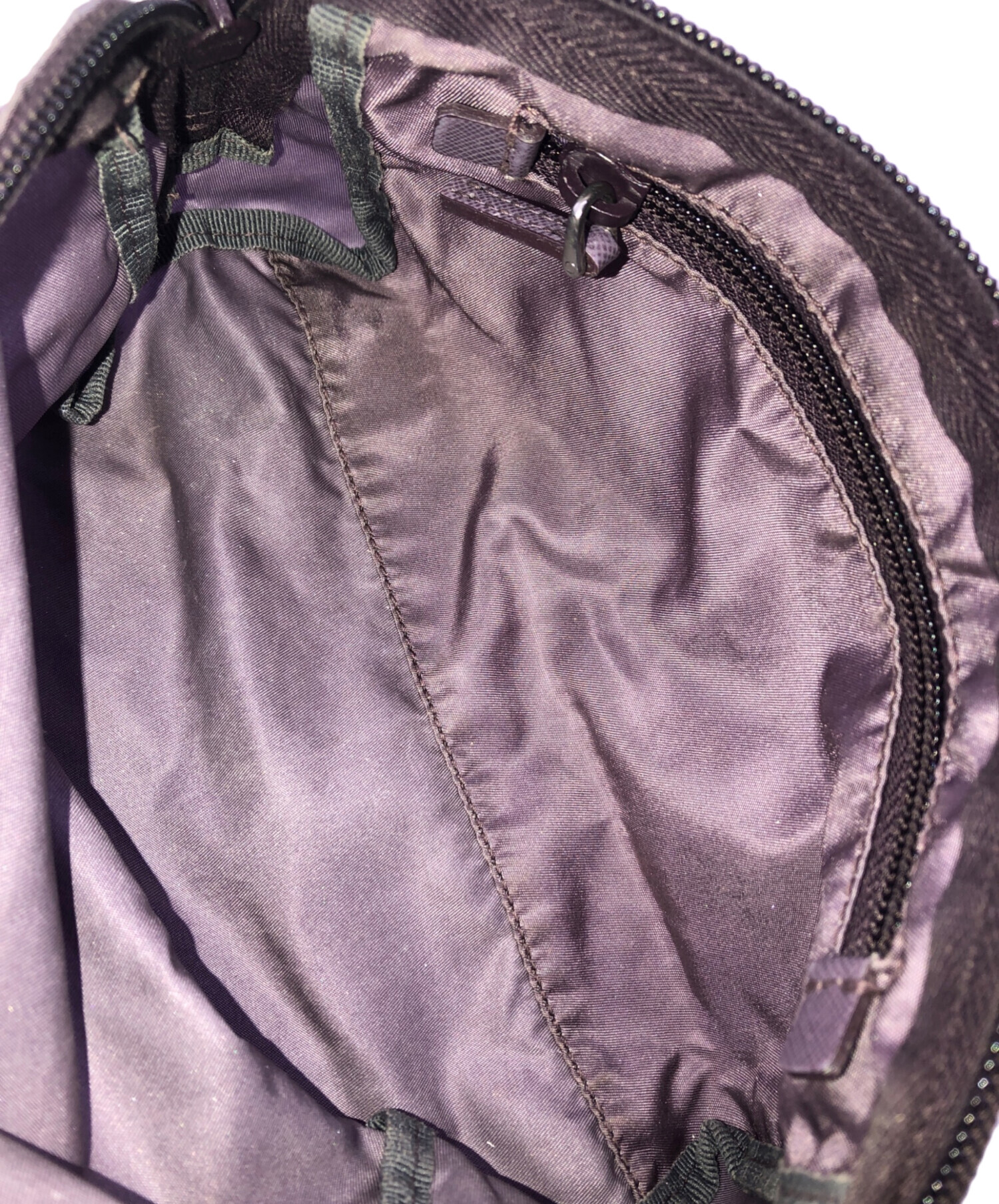 中古・古着通販】PRADA (プラダ) ナイロンポーチ パープル｜ブランド 