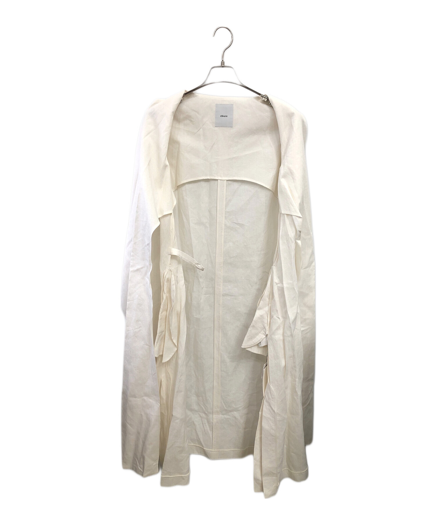 中古・古着通販】ebure (エブール) リネン ノースリーブワンピース
