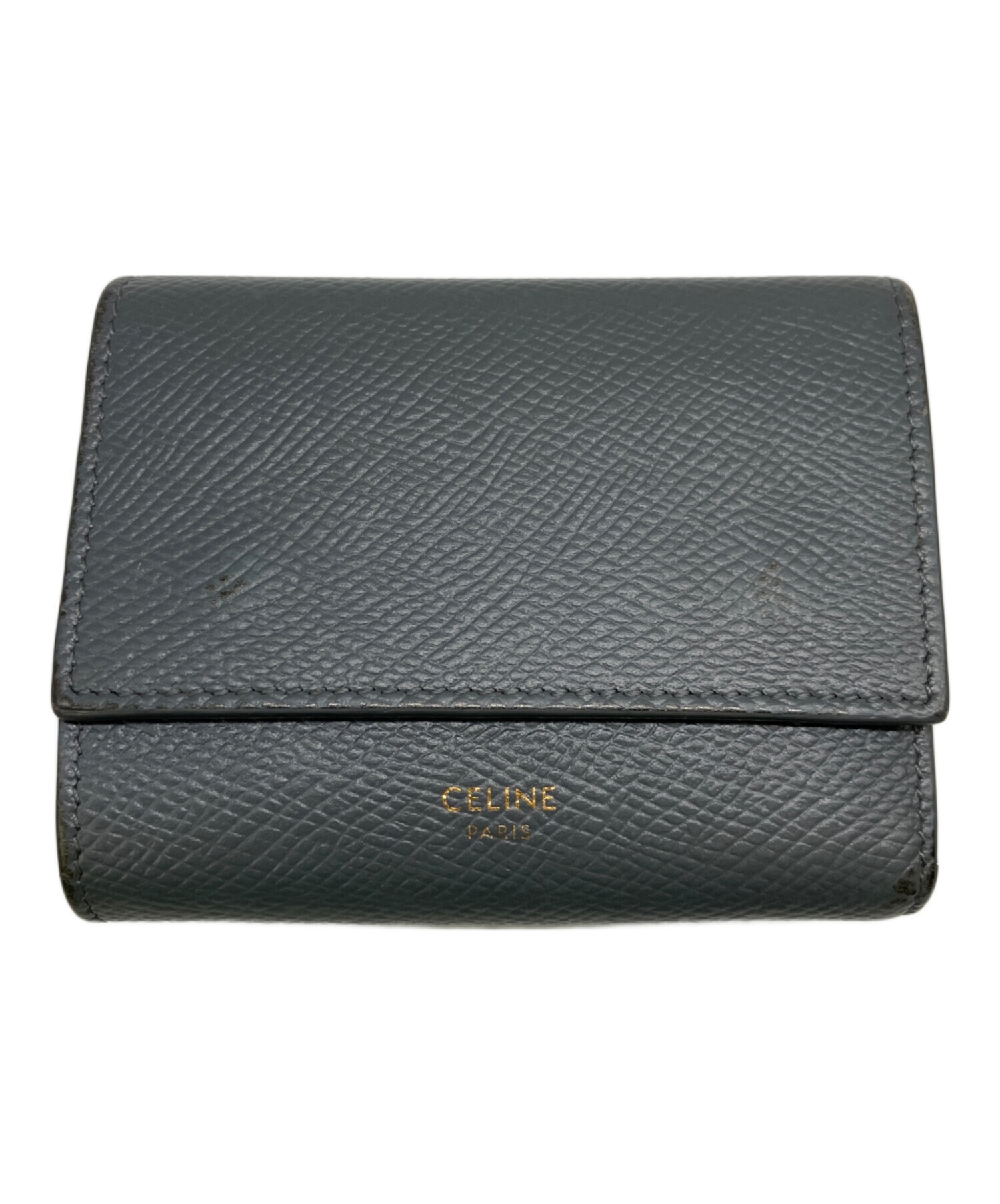 中古・古着通販】CELINE (セリーヌ) 3つ折り財布 グレー｜ブランド 