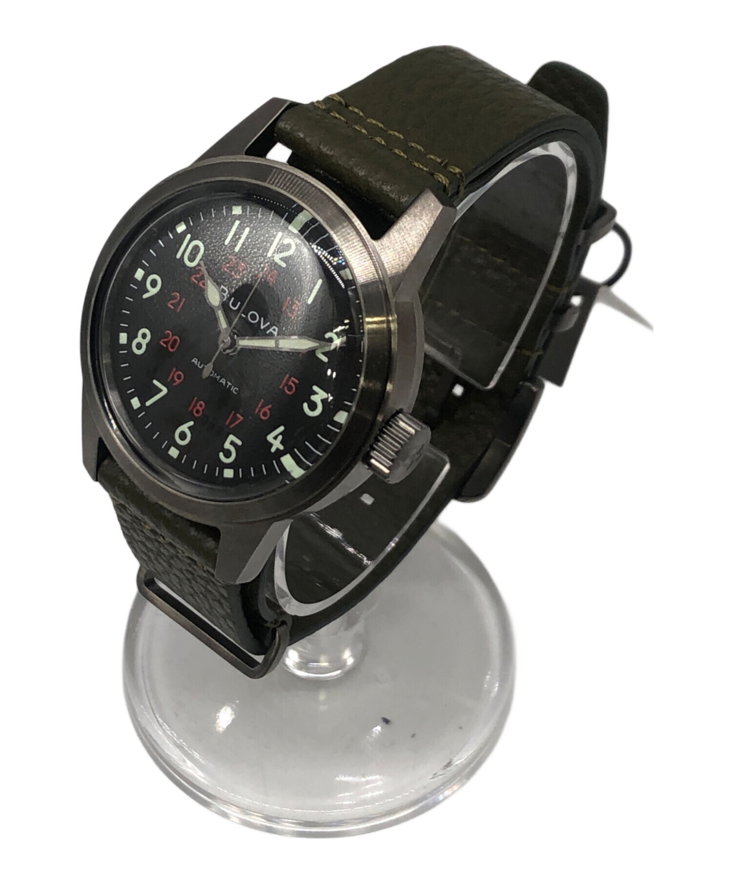 中古・古着通販】BULOVA (ブローバ) 98A255 自動巻きミリタリー 