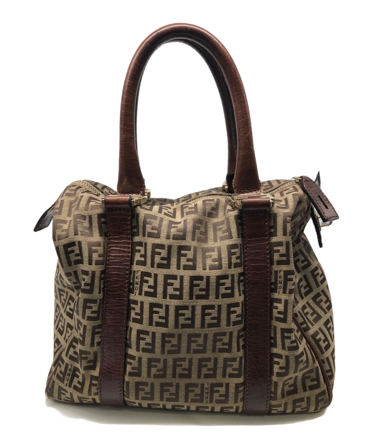 中古・古着通販】FENDI (フェンディ) ズッキーノ ミニボストンバッグ 
