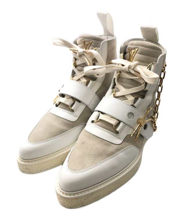 LOUIS VUITTON クリーパーライン ブーツ チェーン モノグラム LV LOUIS VUITTON クリーパーライン ブーツ チェーン モノグラム LV