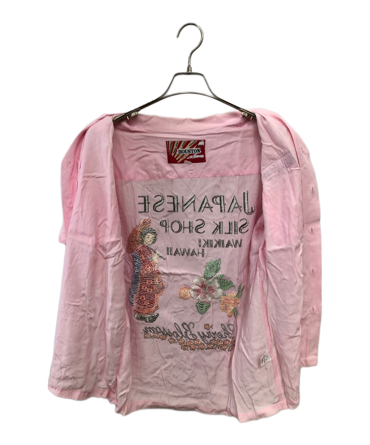 中古・古着通販】HOUSTON (ヒューストン) RAYON EMBROIDERY SHIRT