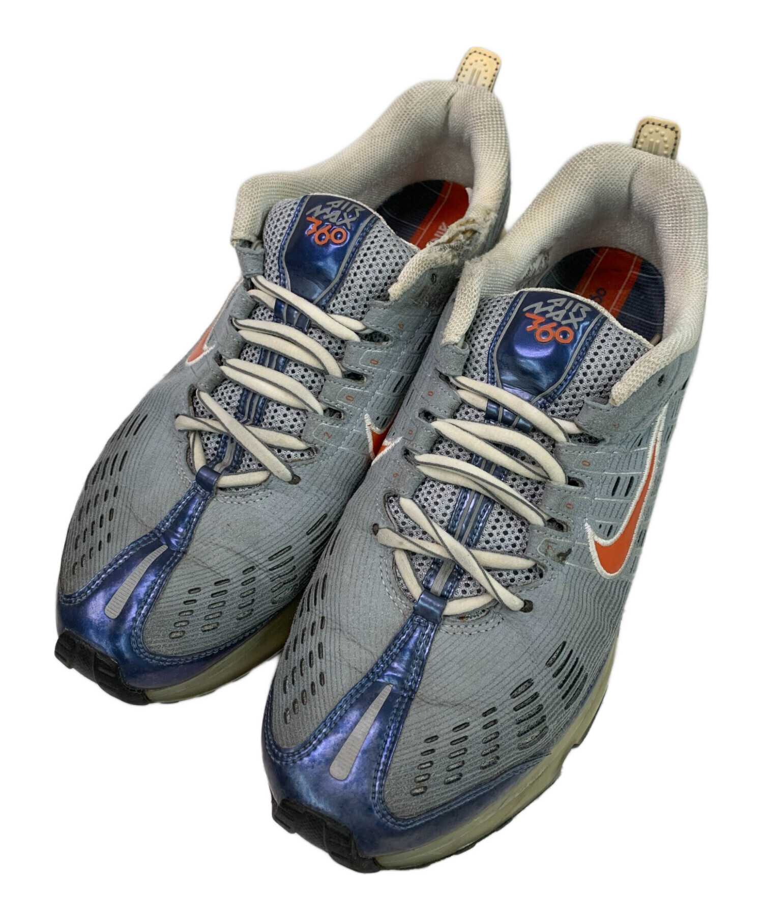中古・古着通販】NIKE (ナイキ) AIR MAX 360 グレー×ブルー サイズ:US8 