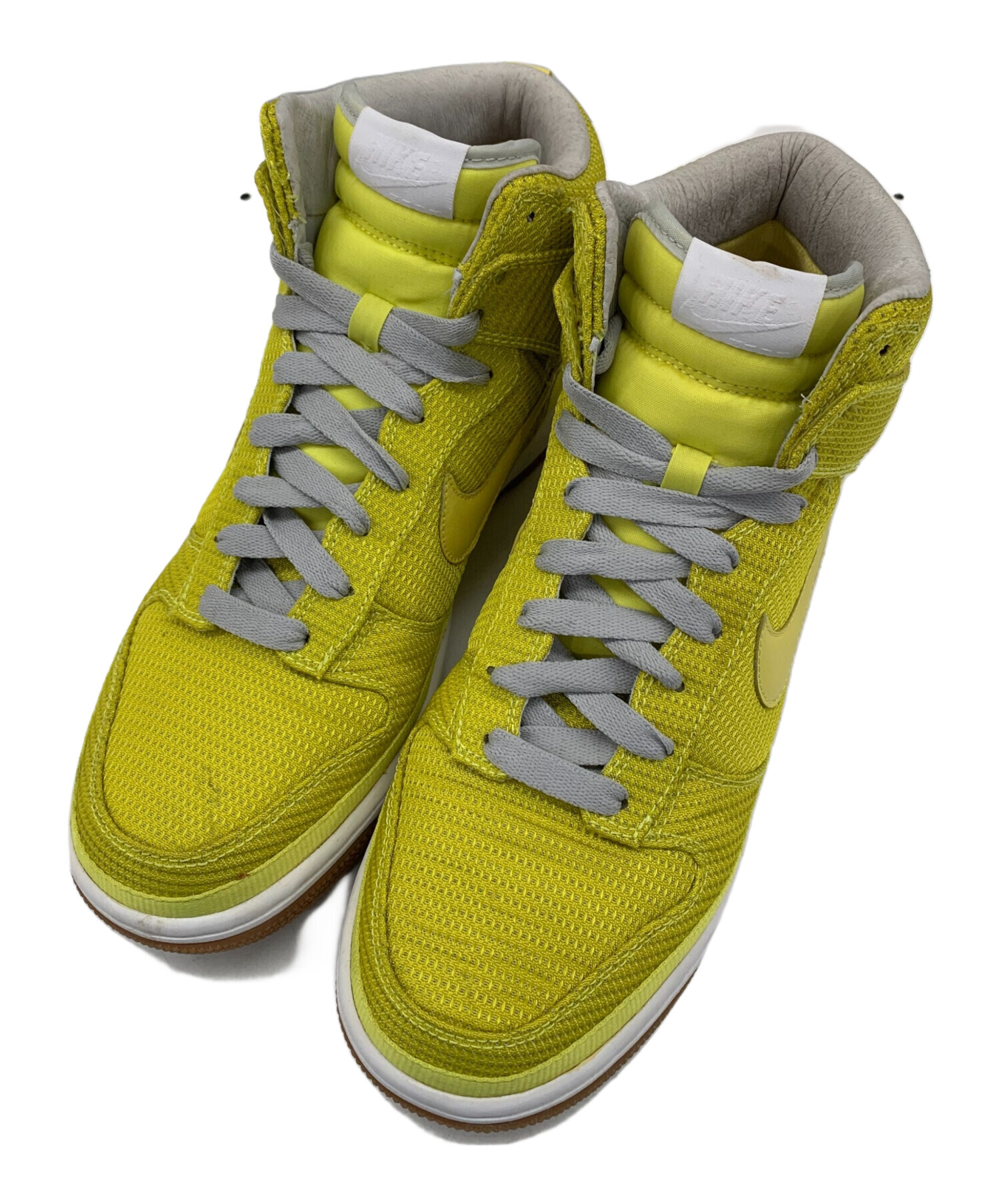 nike dunk high supreme lime yellow