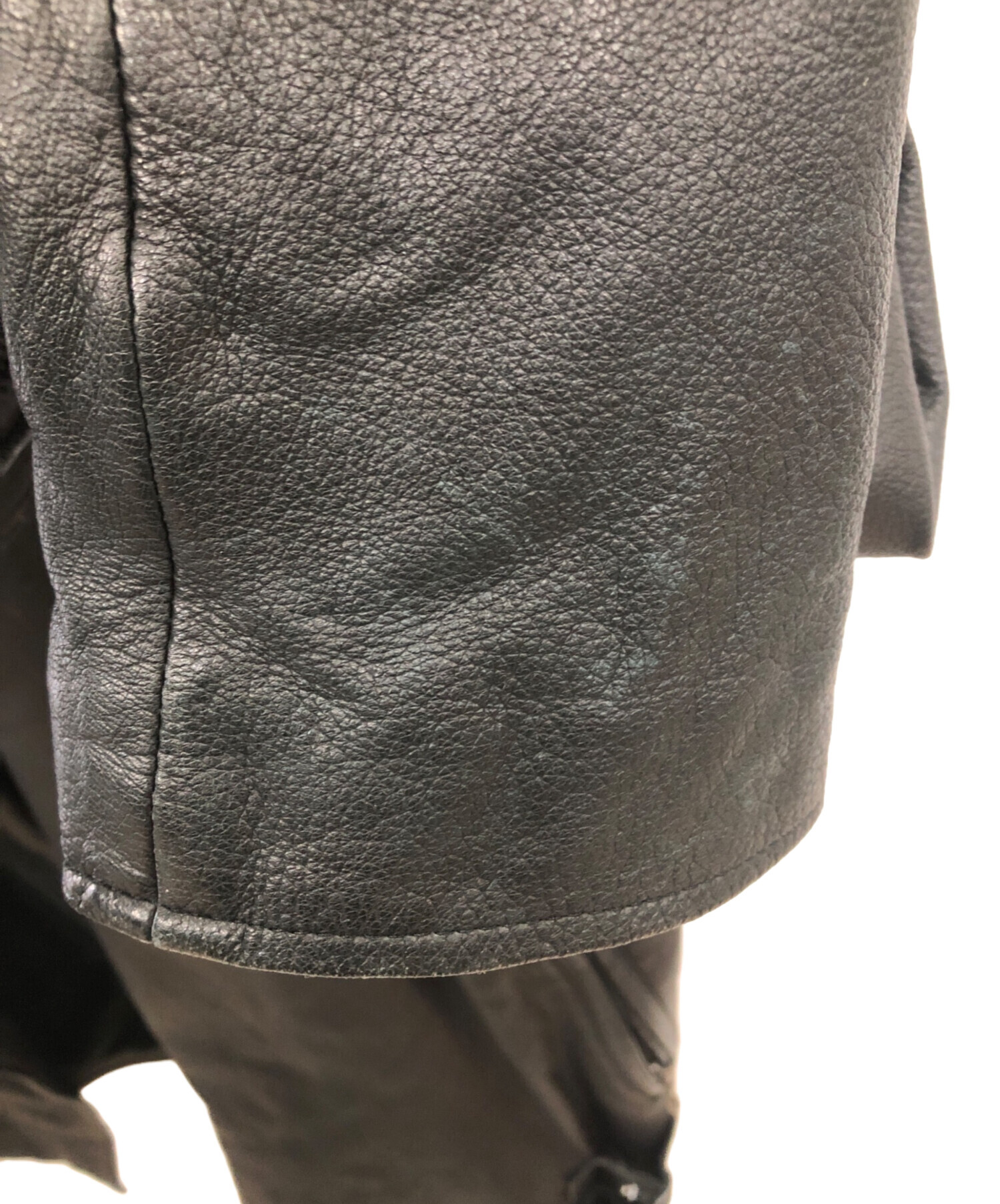 中古・古着通販】ATTACHMENT (アタッチメント) SHEEP LEATHER DOUBLE 