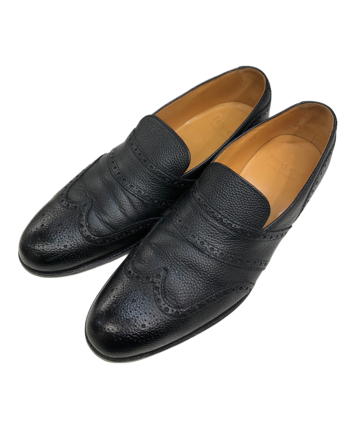 定価4.4万 Iugen イウゲン 日本製 牛革 タッセルローファー ボロネーゼ