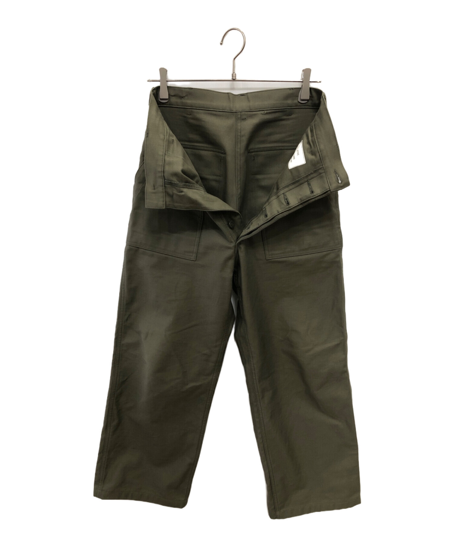 中古・古着通販】HYKE (ハイク) バックサテン ベーカーパンツ／BACK