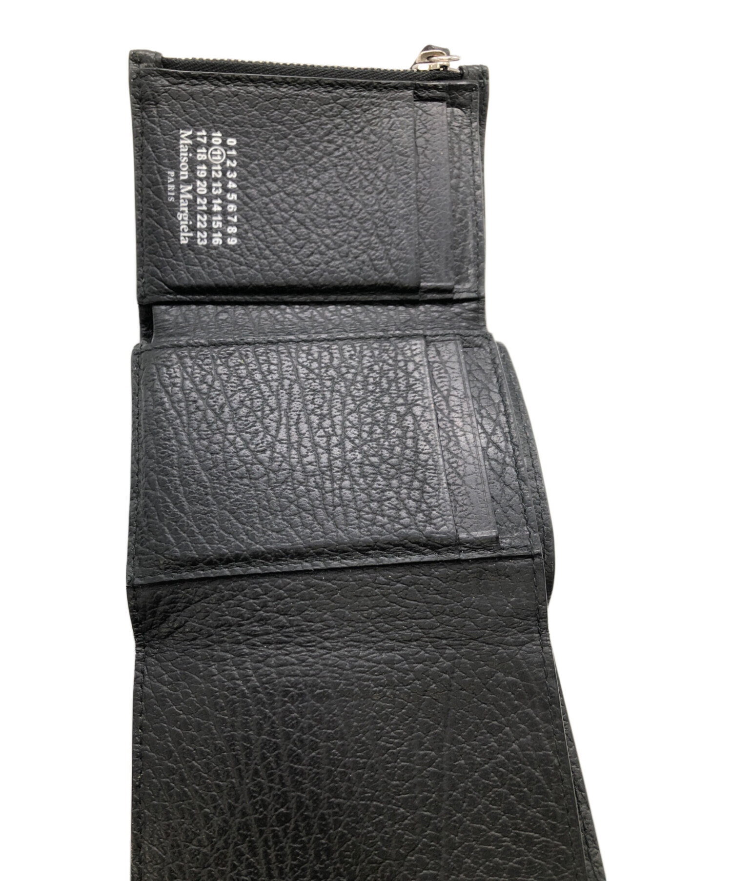 Maison Margiela] グレインレザースリーフォールドウォレット