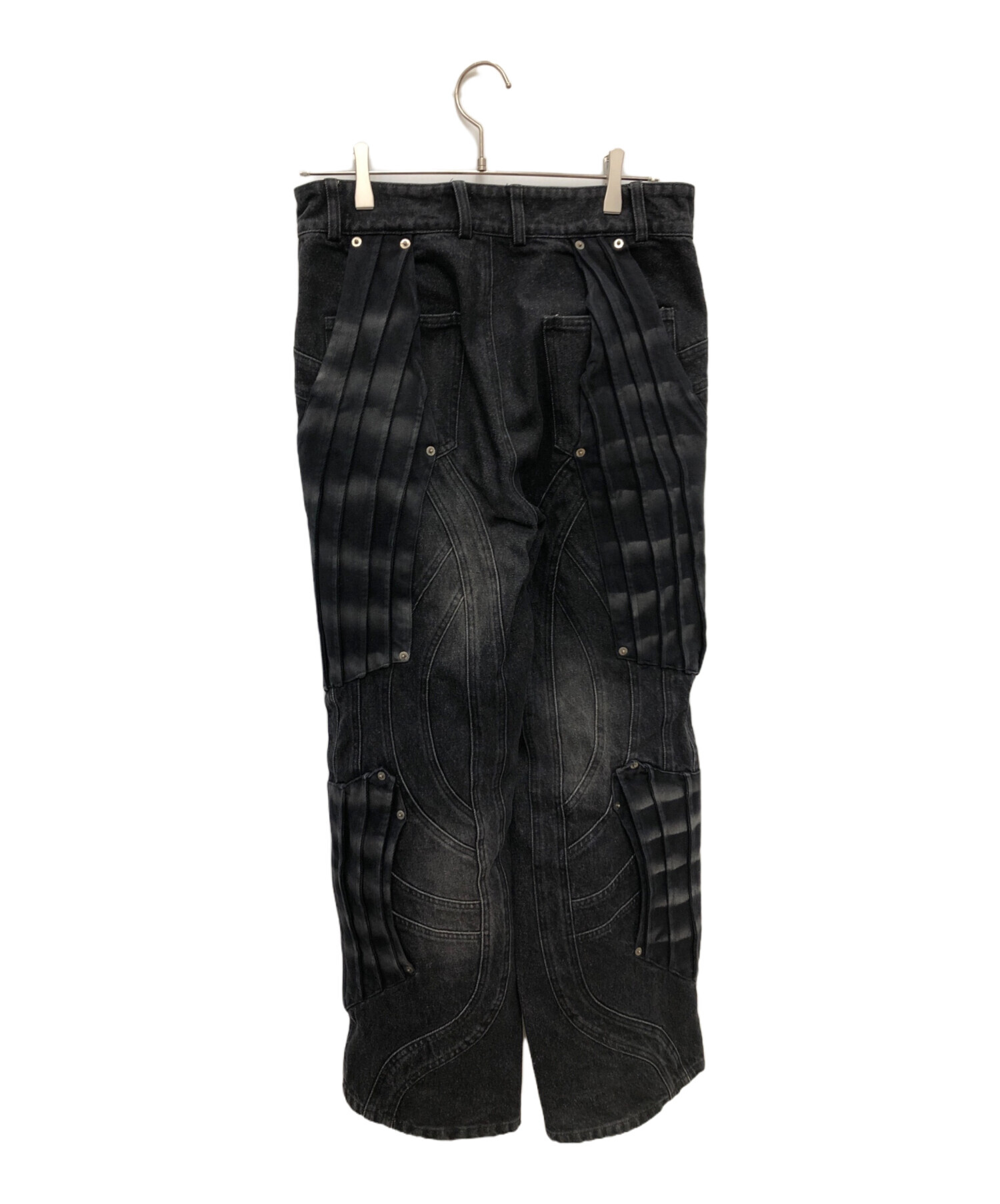BADSON CIRCUIT LAYERED DENIMPANTS デニムパンツ 中古・古着通販】bad son (バッドサン) サーキットレイヤードデニム
