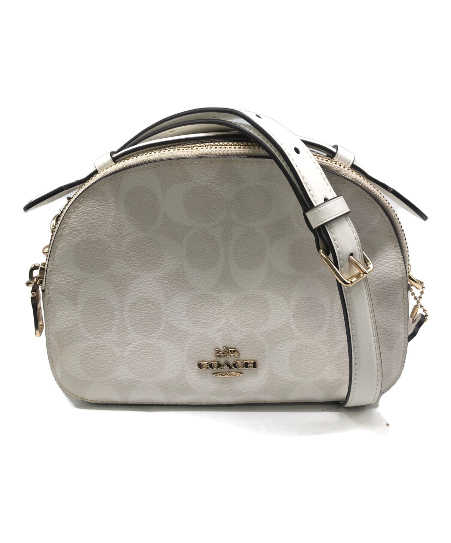 中古・古着通販】COACH (コーチ) シグネチャーショルダーバッグ 