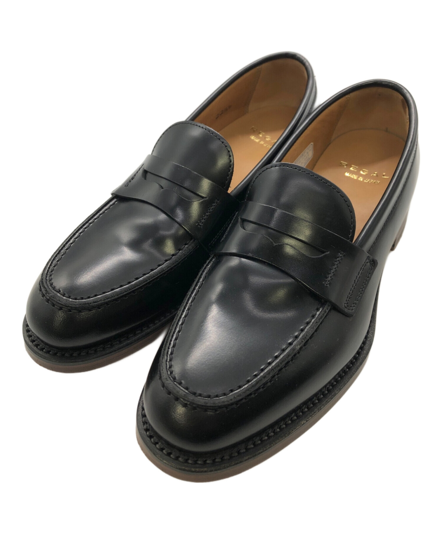 中古・古着通販】REGAL (リーガル) レザーソールドレスローファー 
