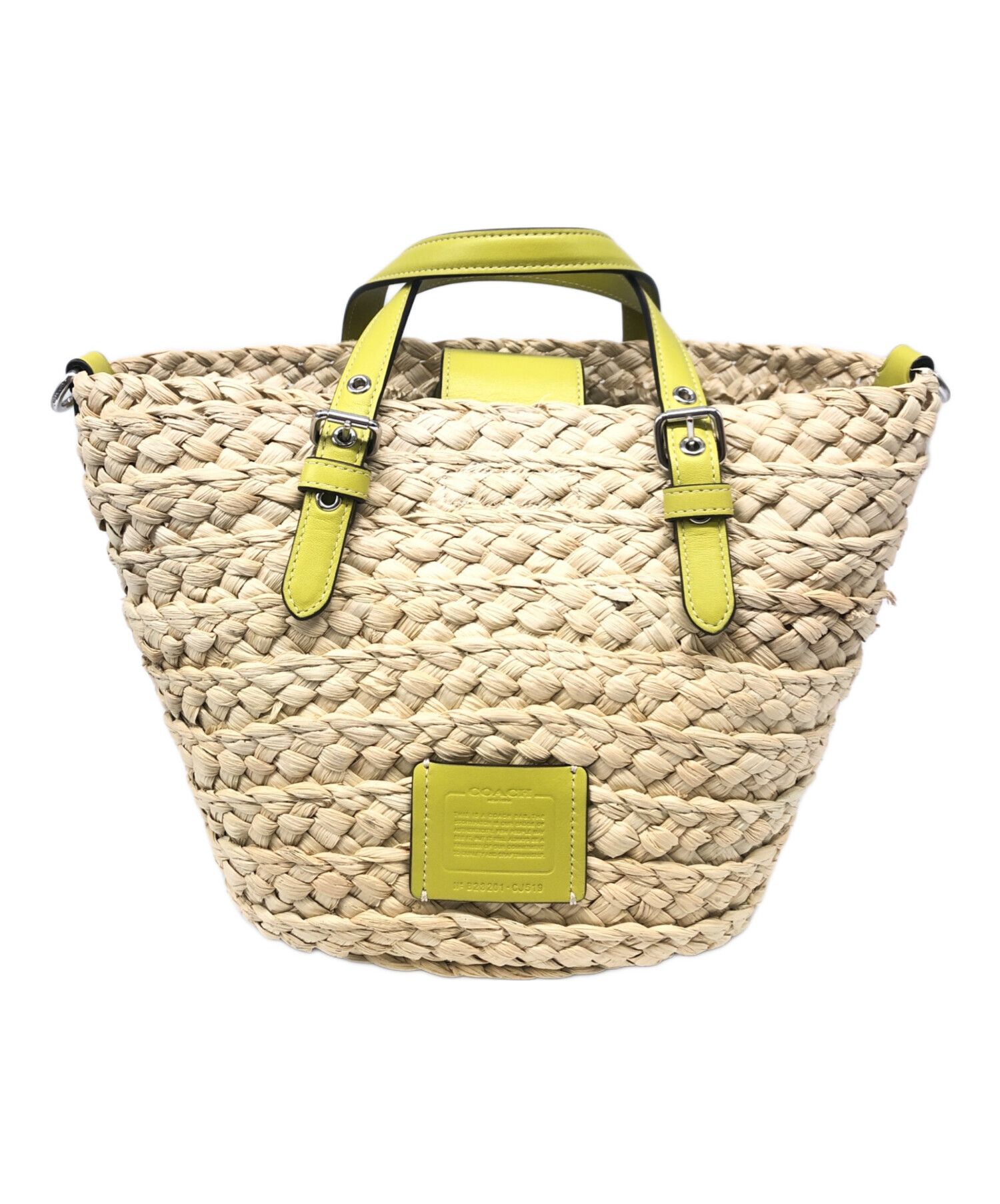 中古・古着通販】COACH (コーチ) ストロースモールトートバッグ／STRAW 