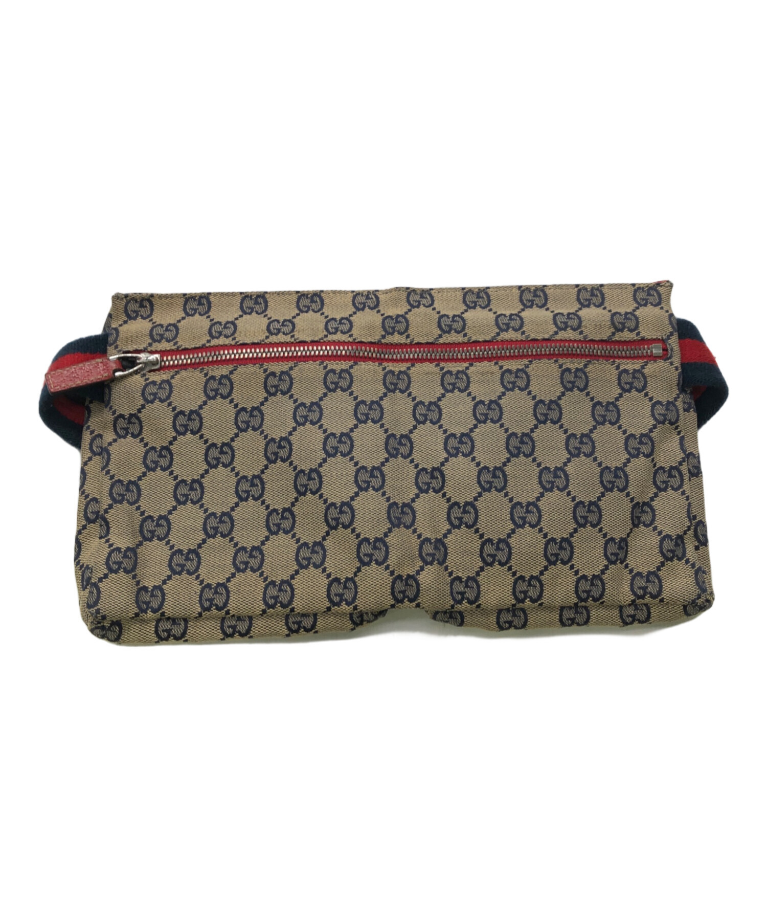 GUCCI ウエストポーチ GG 中古・古着通販】GUCCI (グッチ) GG キャンバス ウエストポーチ／GG