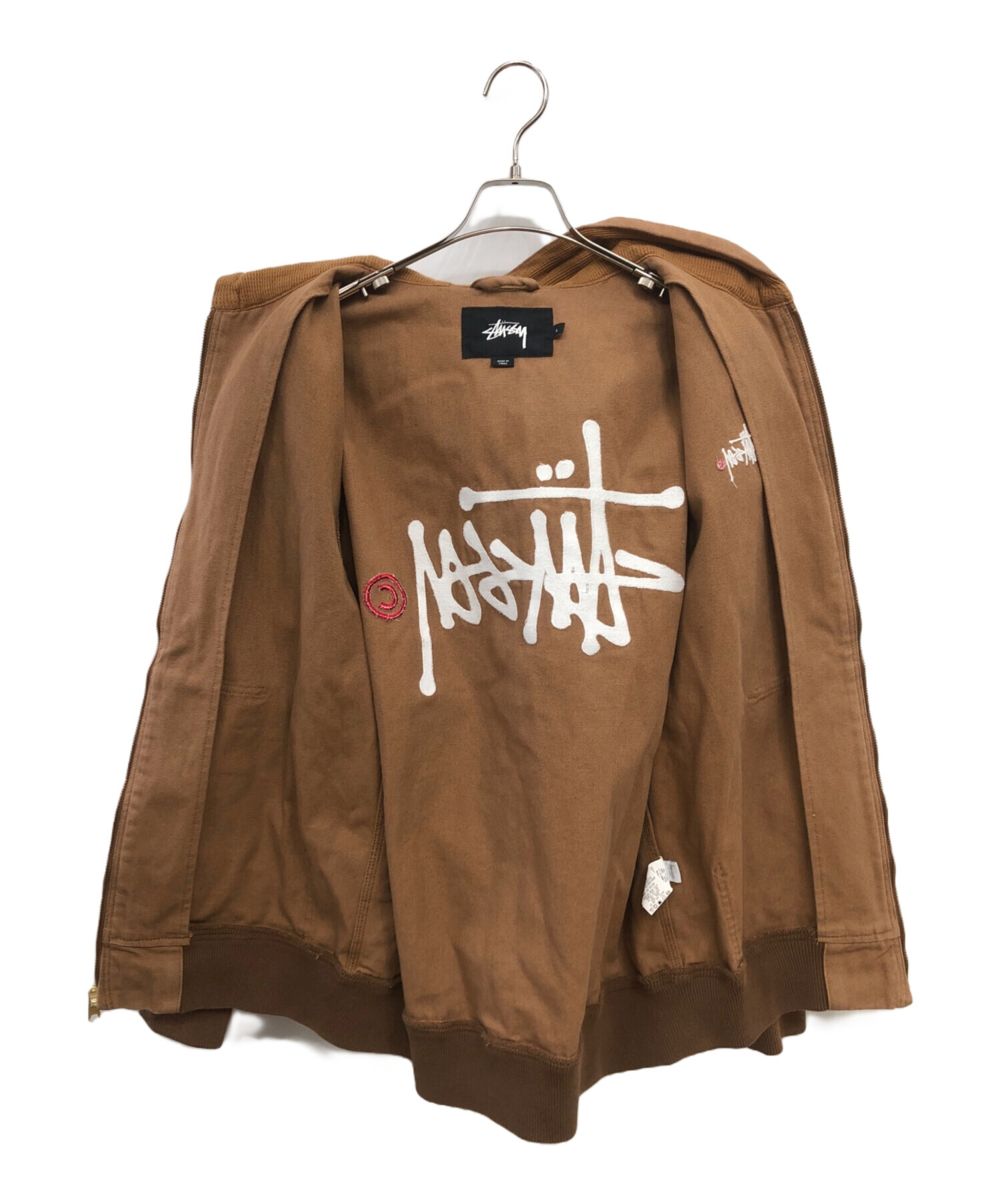 中古・古着通販】stussy (ステューシー) キャンバスワーカージップ