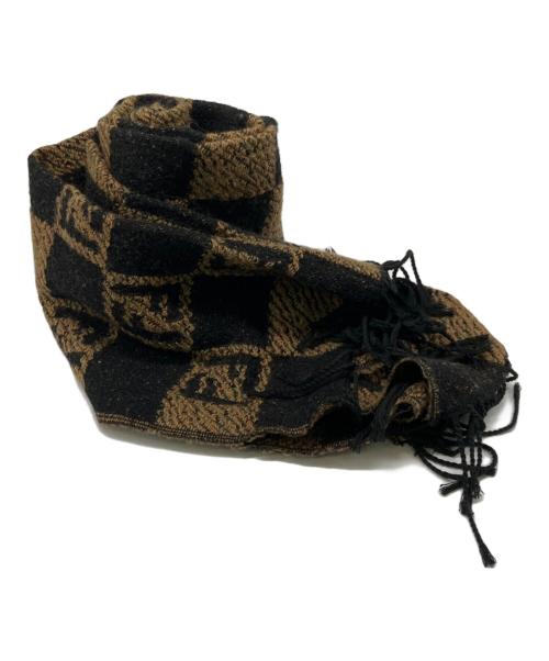 中古・古着通販】FENDI (フェンディ) マフラー ベージュ×ブラック