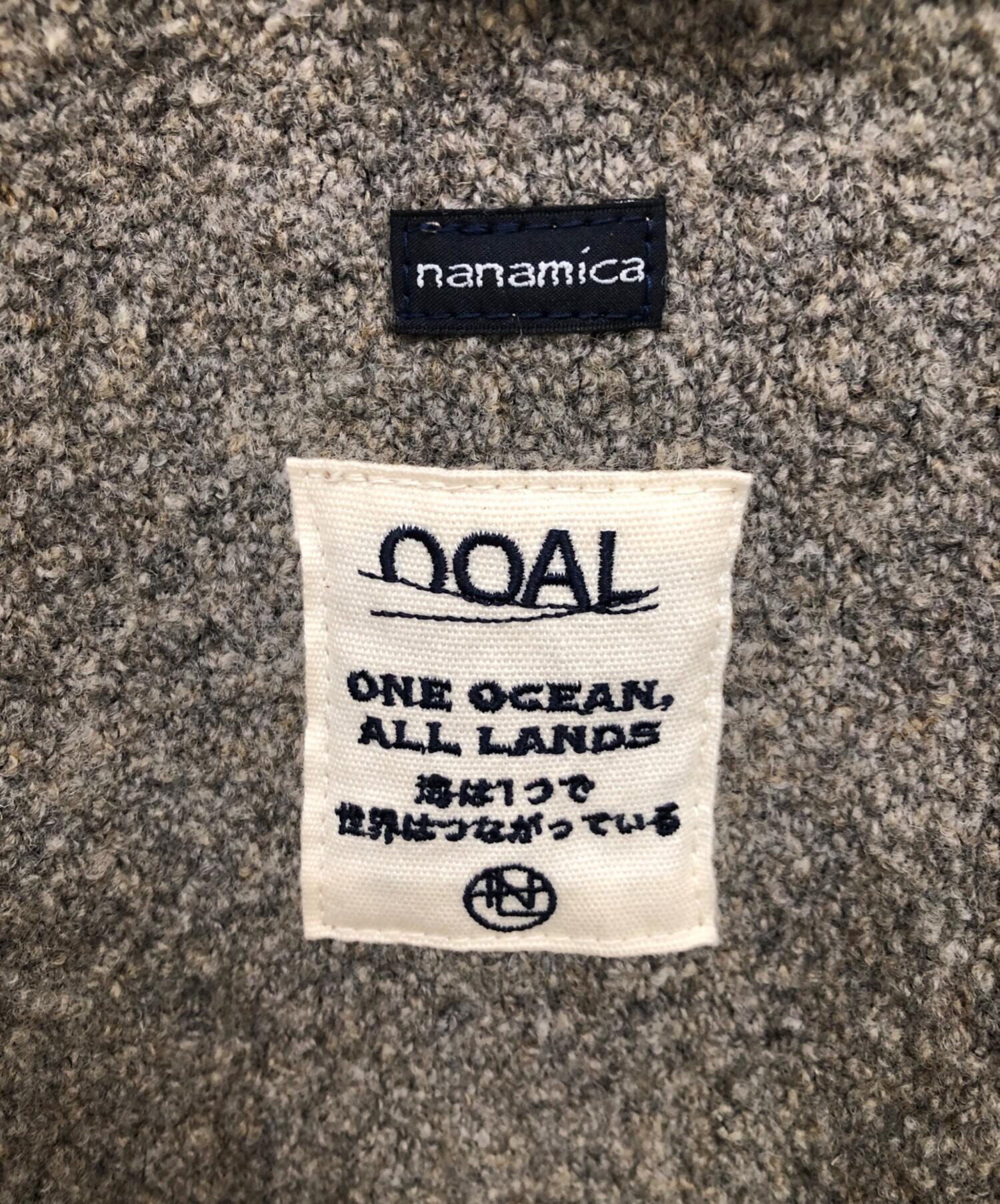 中古・古着通販】nanamica (ナナミカ) ボイルドウールジップアップ