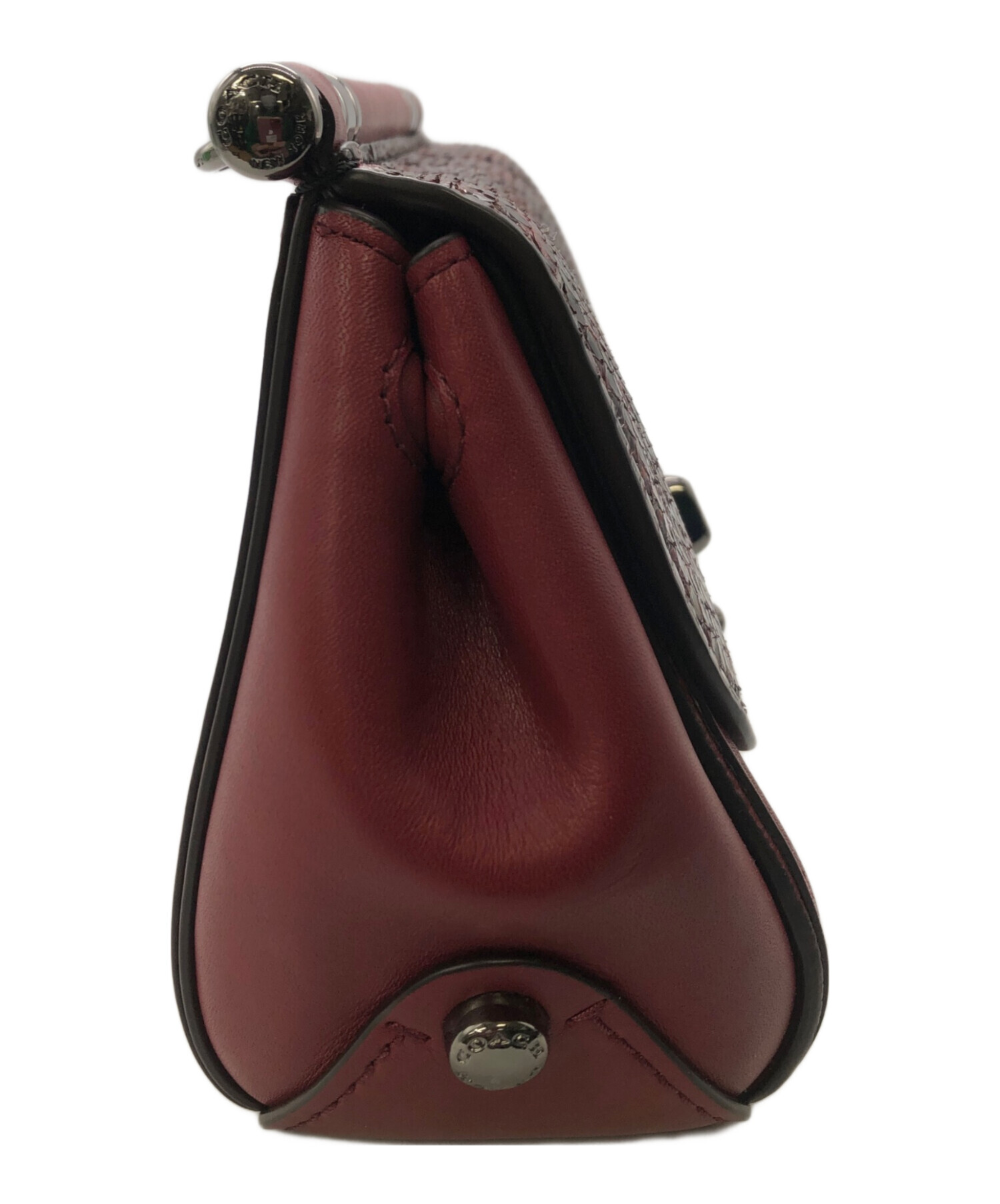 コーチ ドリフタークロスボディ スネーク パイソン ショルダーバッグ 中古・古着通販】COACH (コーチ) ドリフター クロスボディースネーク