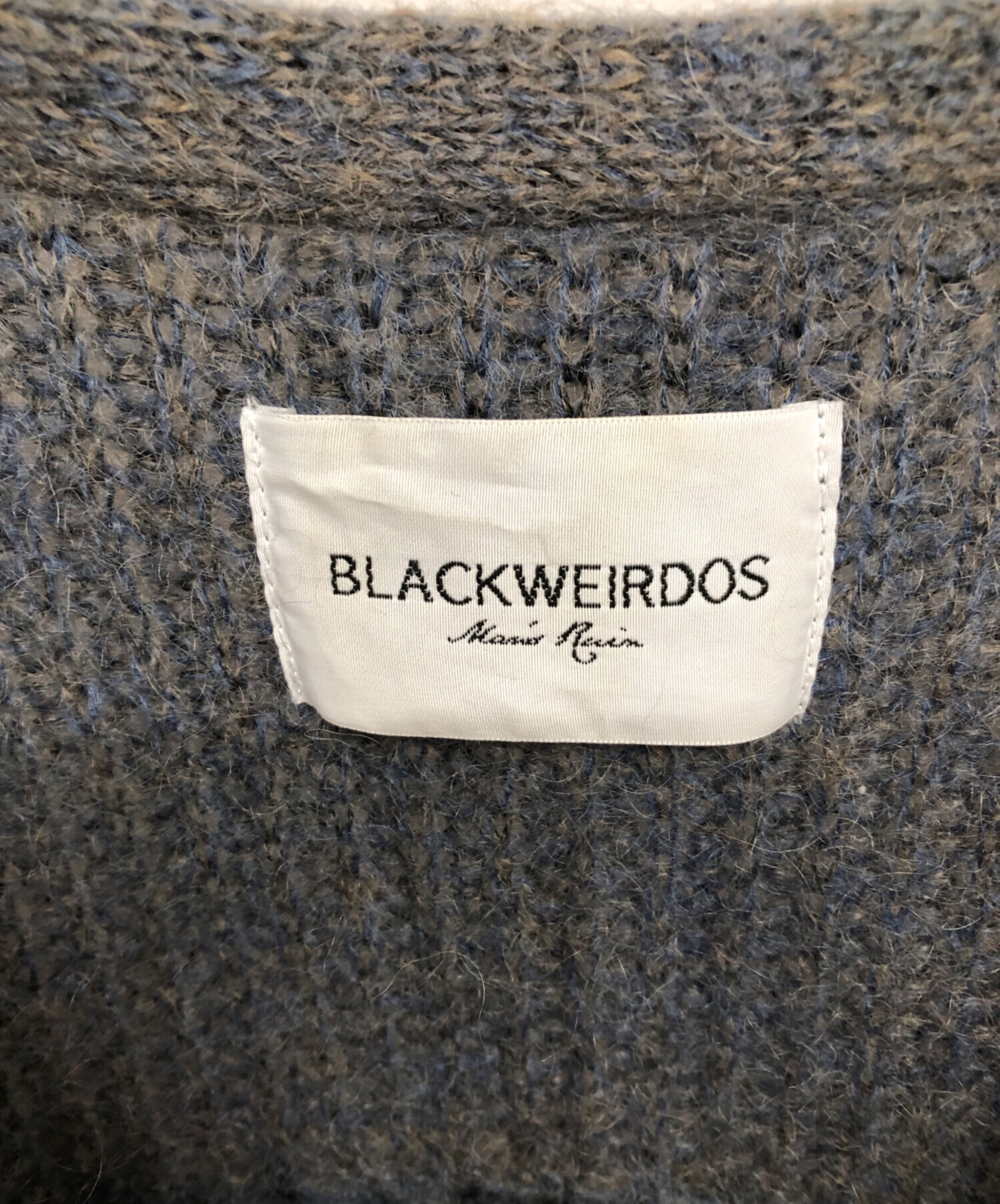 中古・古着通販】Black Weirdos (ブラック ウィドース) モヘアニット