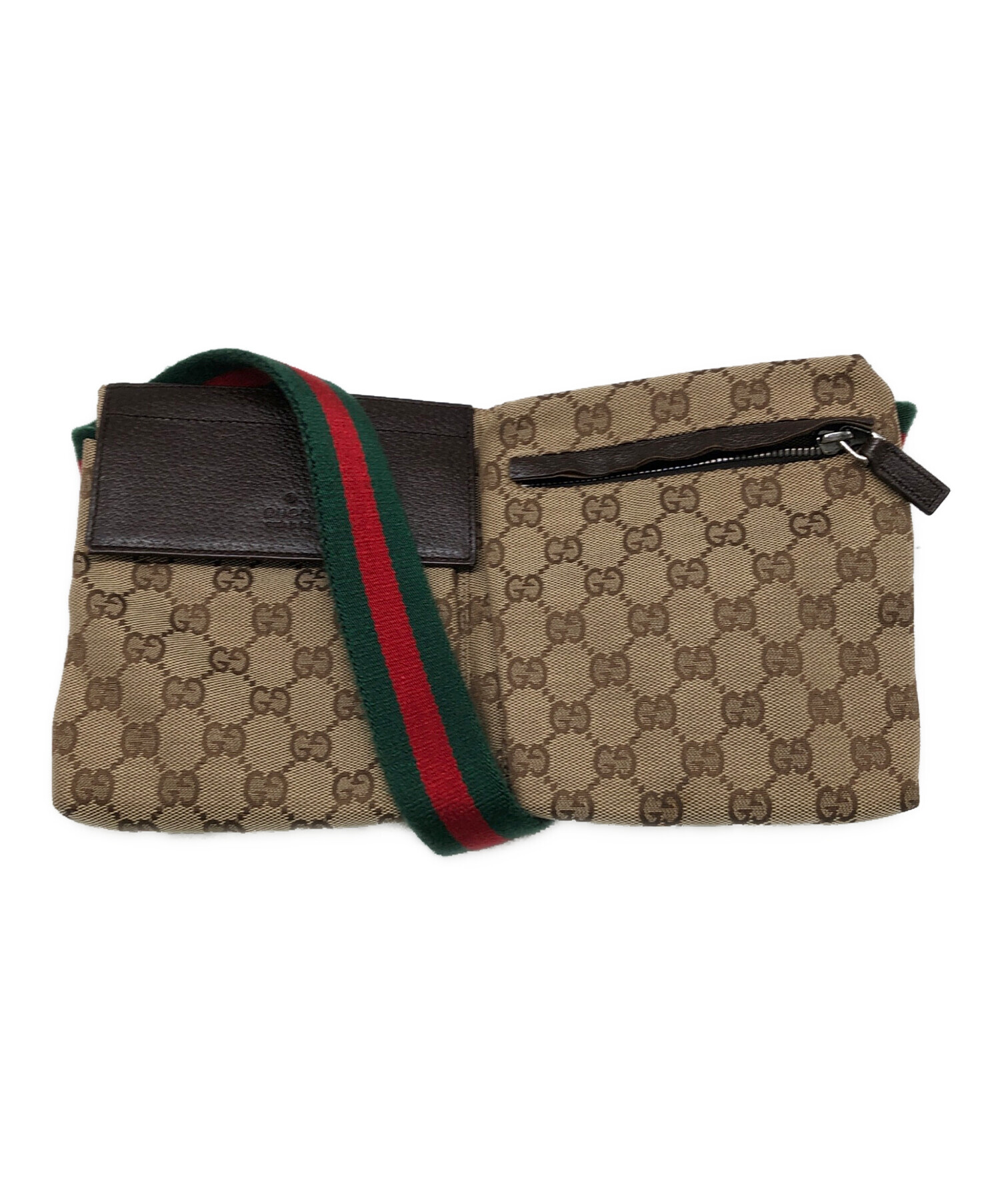 中古・古着通販】GUCCI (グッチ) GGキャンバス ウエストポーチ／GG