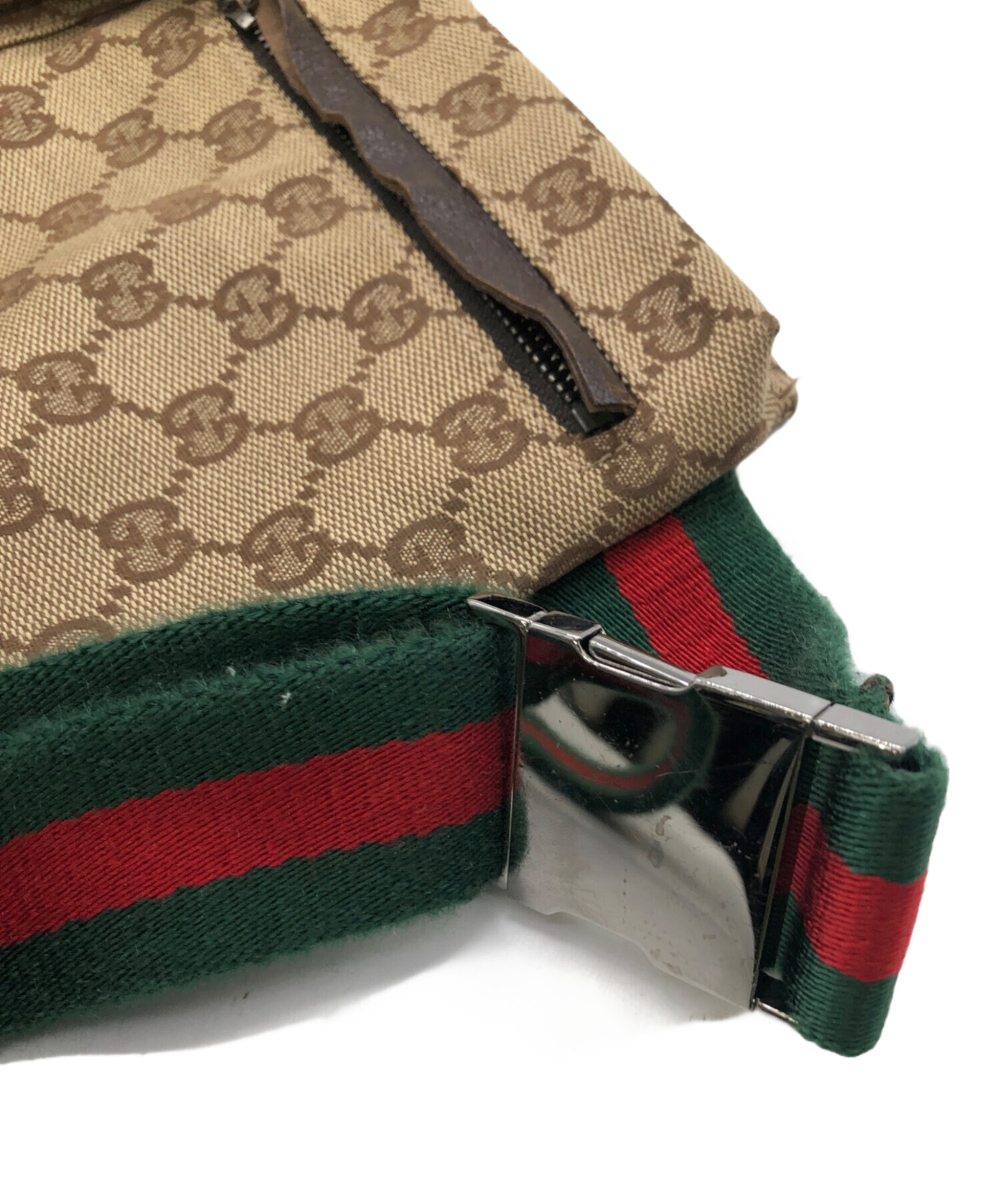 中古・古着通販】GUCCI (グッチ) GGキャンバス ウエストポーチ／GG