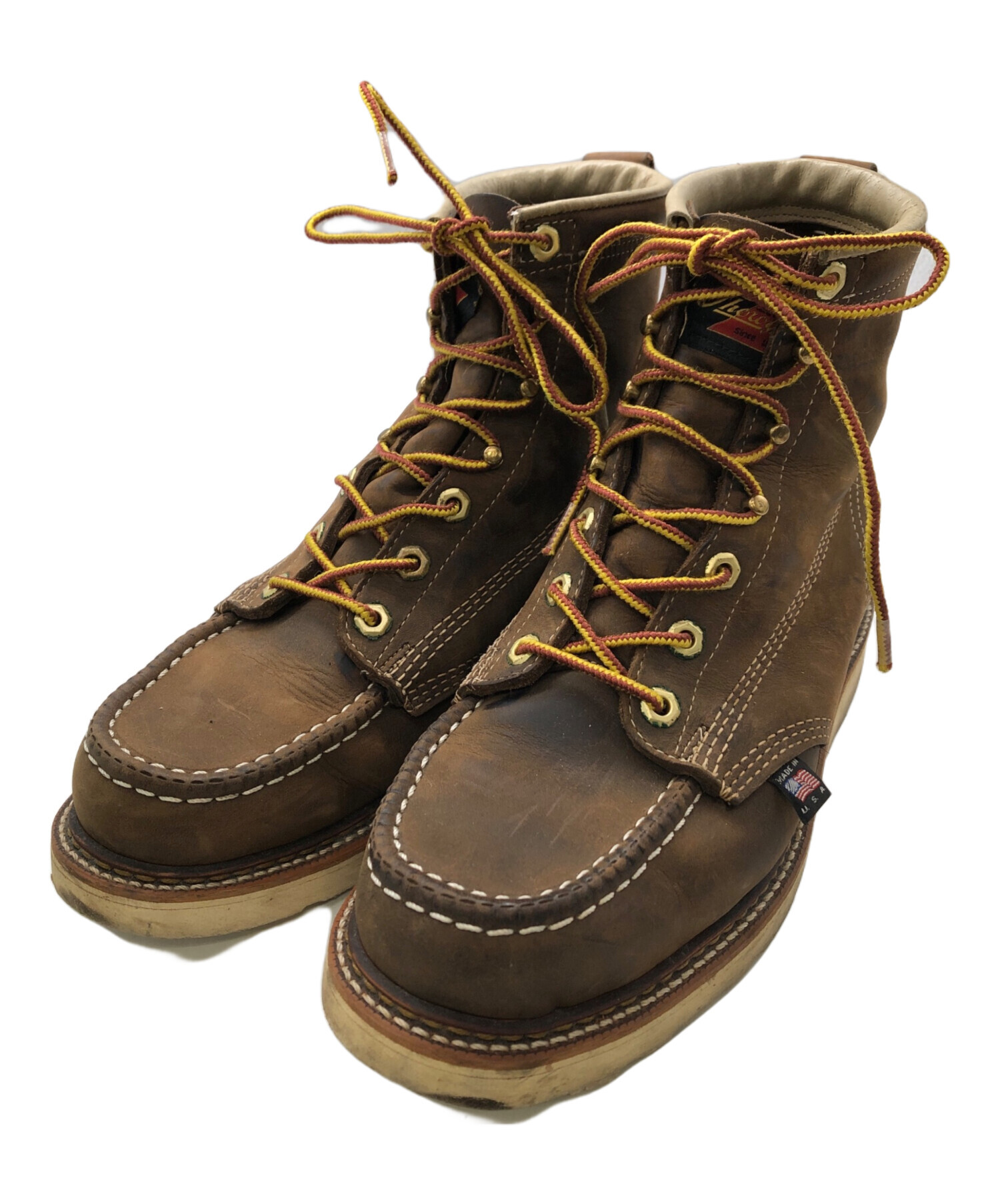 Thorogood(ソログッド) モックトゥ ウォーカーブーツ ブラウン 7 D