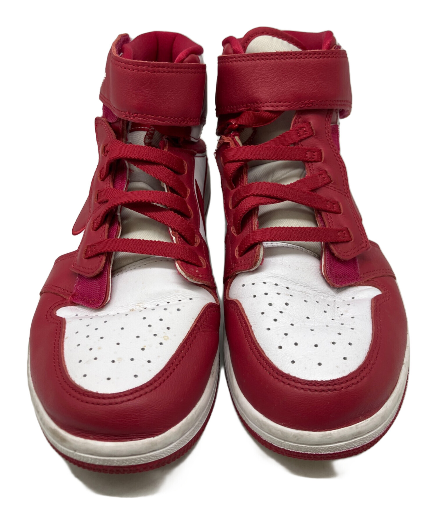 中古・古着通販】NIKE (ナイキ) ハイカットスニーカー レッド サイズ 