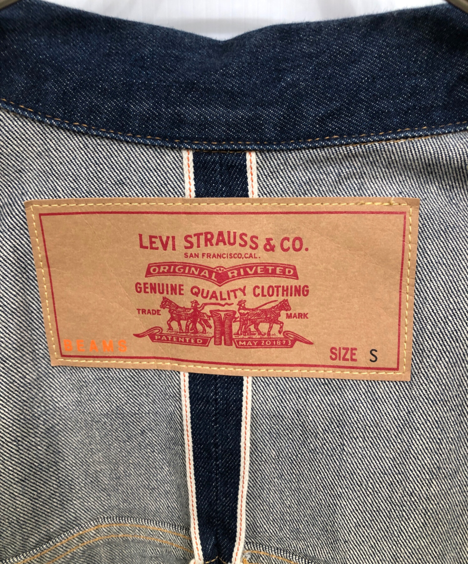 中古・古着通販】LEVI'S (リーバイス) BEAMS (ビームス) スーパー