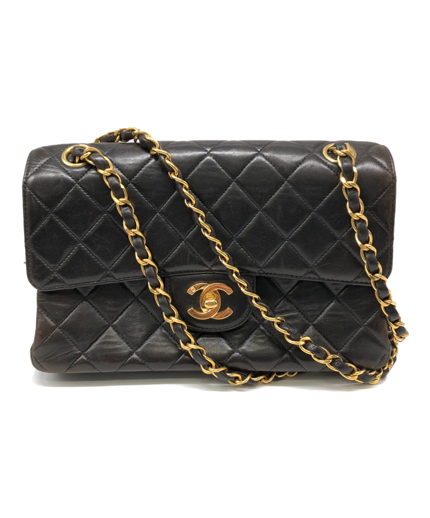 CHANEL シャネル ■ ショルダーバッグ 肩掛け マトラッセ 23 ダブルフェイス Wフェイス キャビアスキン 黒 ブラック 両面ポケット■6K CHANEL - CHANEL シャネル □ ショルダーバッグ 肩掛け マトラッセ 23