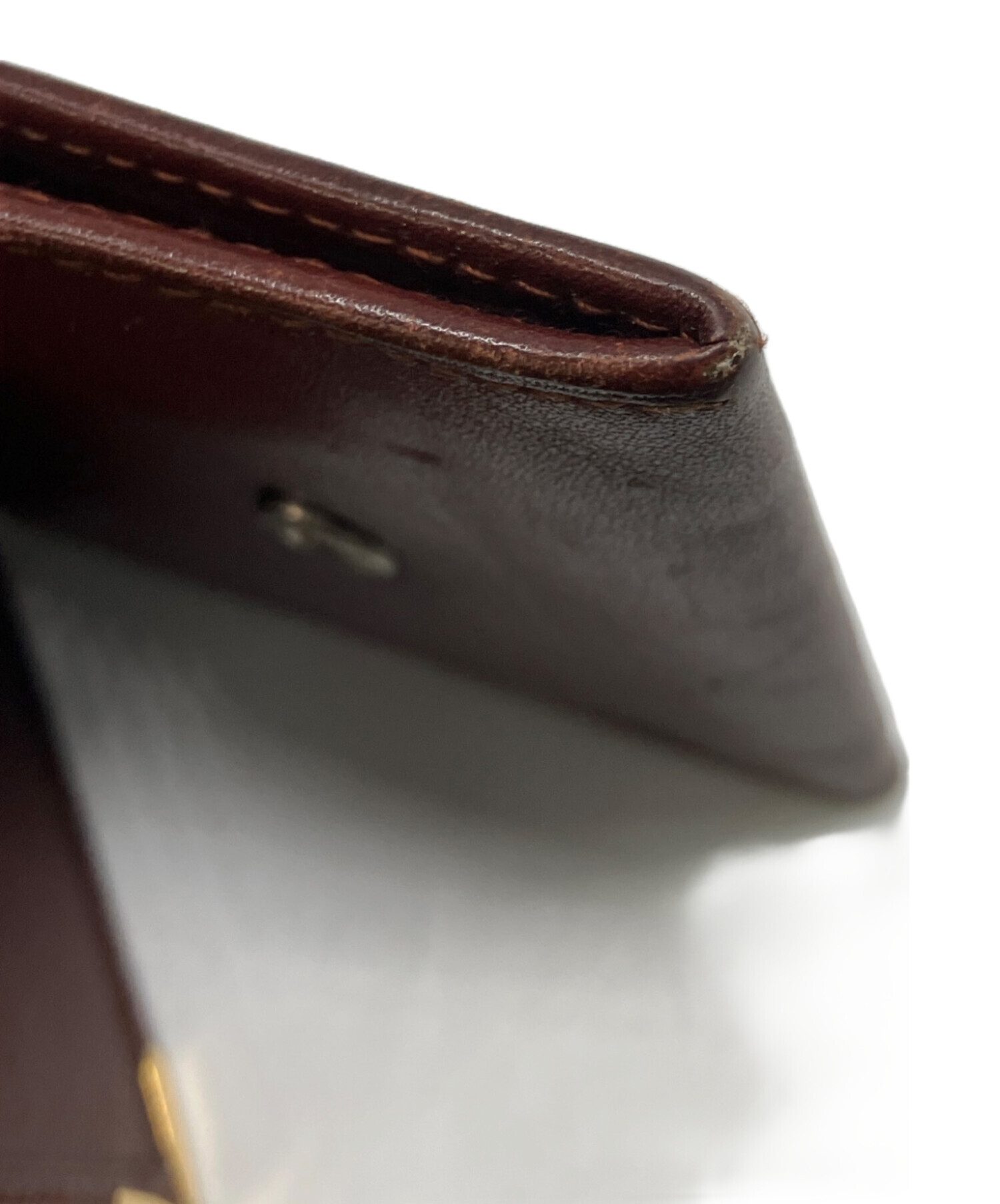 中古・古着通販】Cartier (カルティエ) 小銭入れ ボルドー｜ブランド