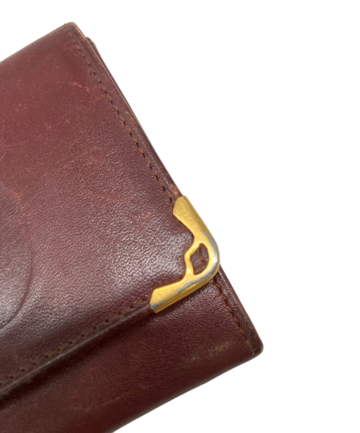 中古・古着通販】Cartier (カルティエ) 小銭入れ ボルドー｜ブランド