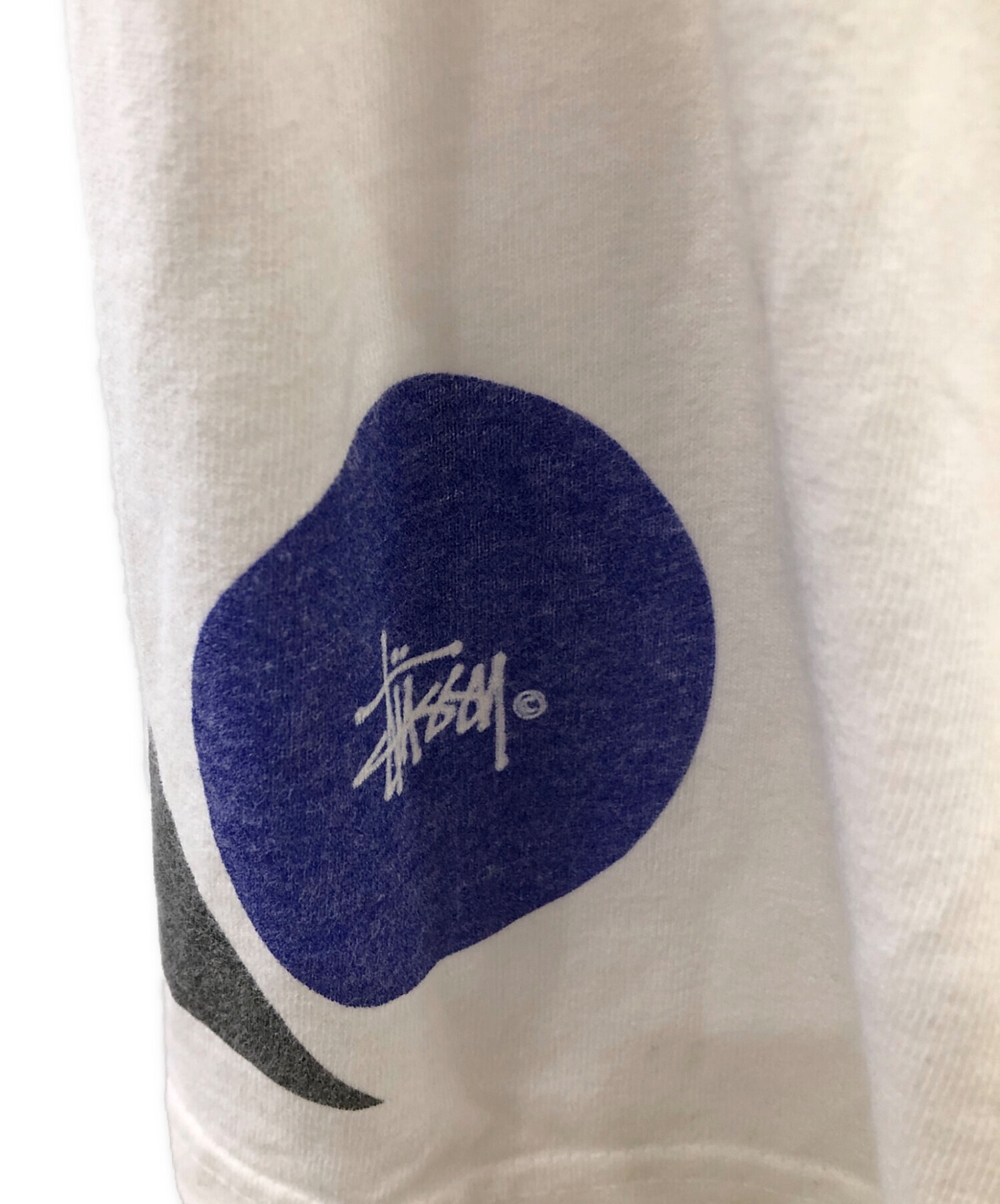 中古・古着通販】stussy (ステューシー) 半袖Tシャツ ホワイト サイズ 