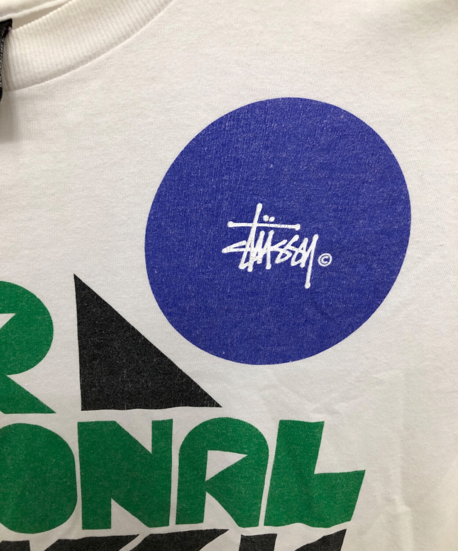中古・古着通販】stussy (ステューシー) 半袖Tシャツ ホワイト サイズ 