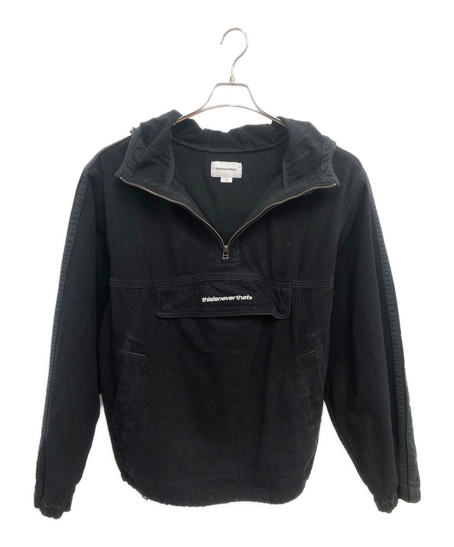 thisisneverthat アノラックジャケットBlack 中古・古着通販】thisisneverthat (ディスイズネバーザット) Anorak