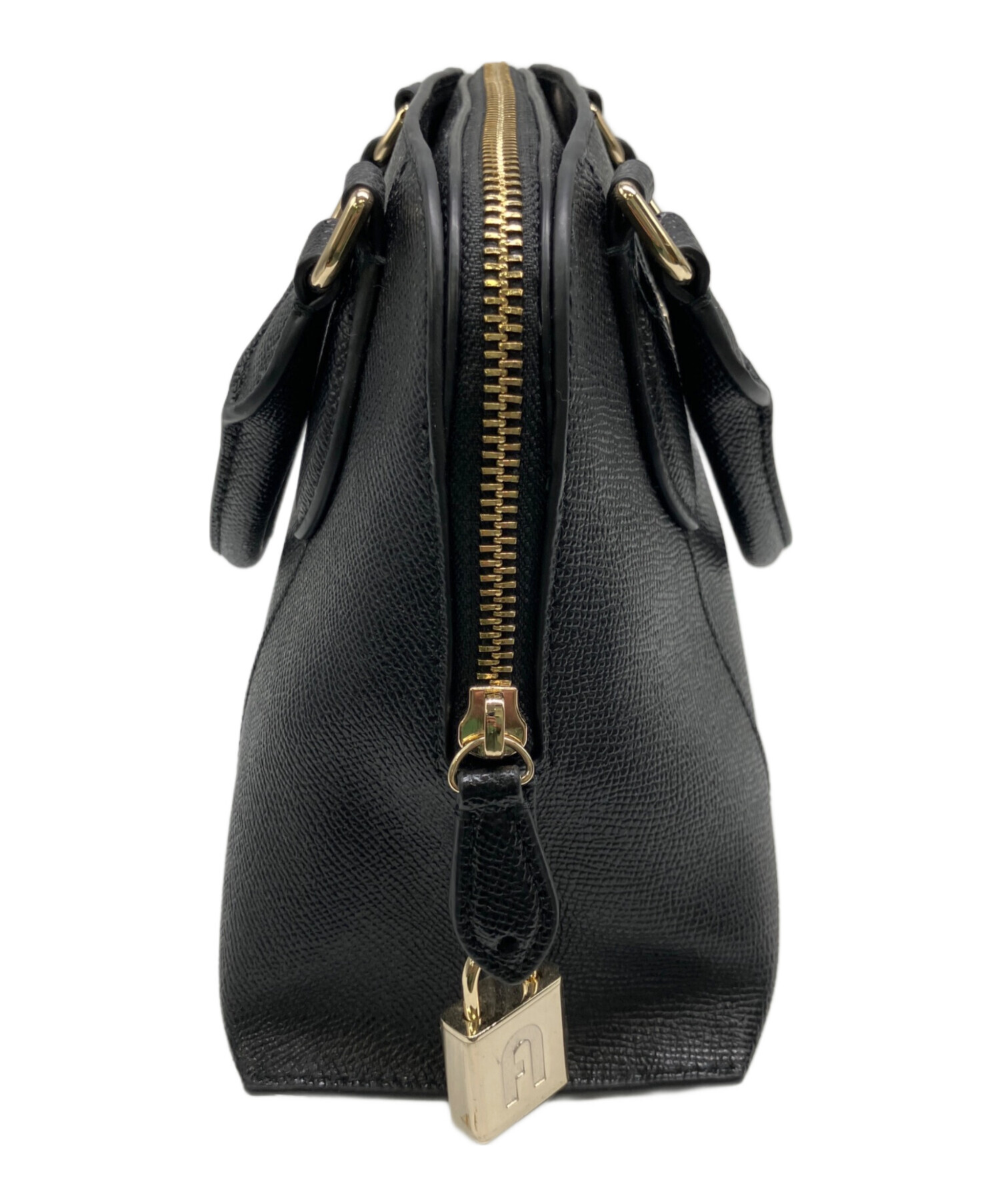 中古・古着通販】FURLA (フルラ) ミニトートバッグ ブラック｜ブランド