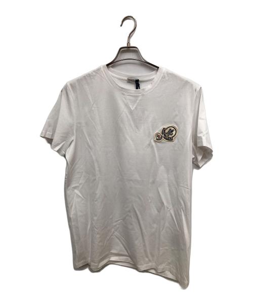 中古・古着通販】MONCLER (モンクレール) ダブルロゴ コットンTシャツ