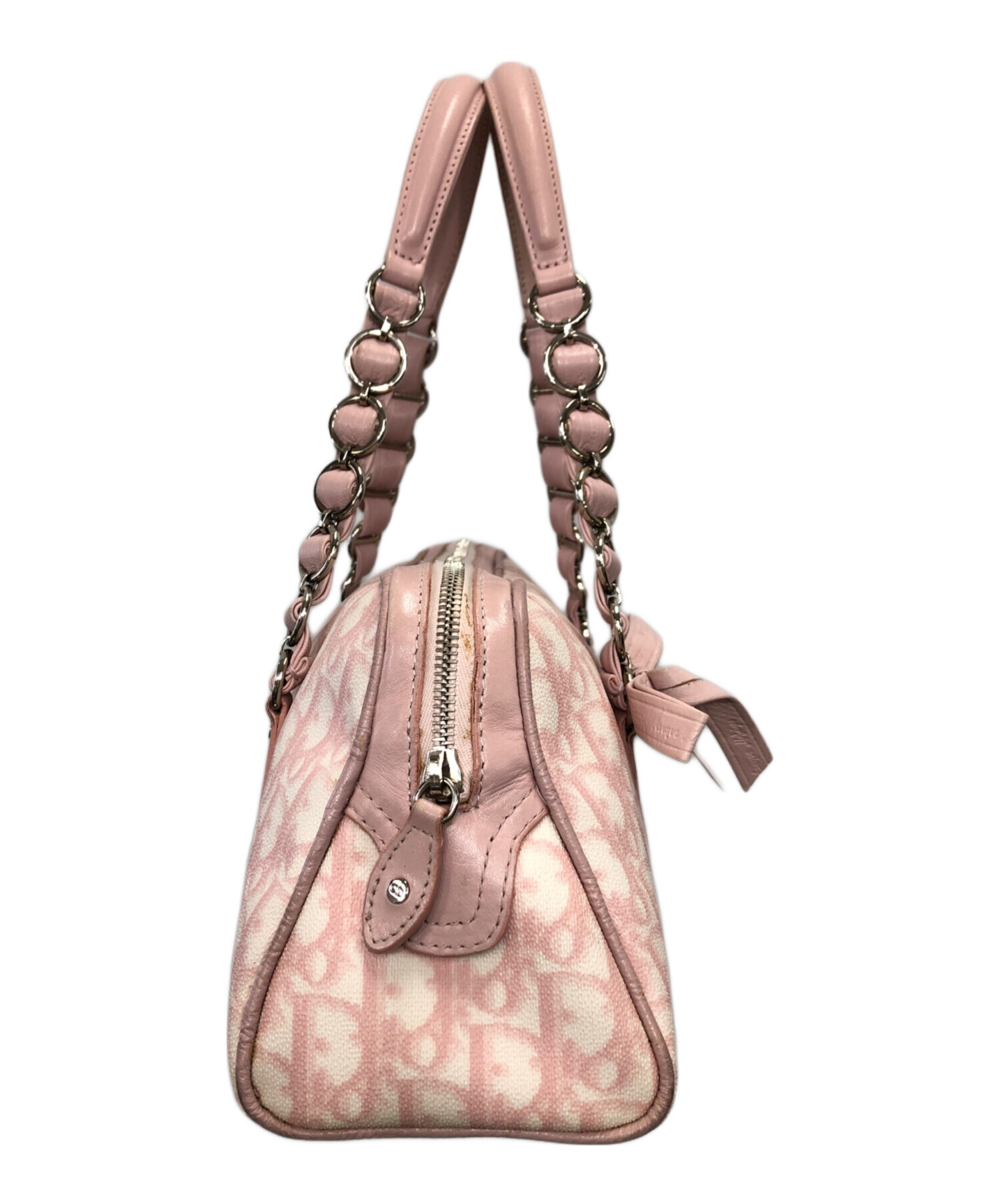 【美品】Christian Dior 正規品 ロマンティック ミニボストン 中古・古着通販】Christian Dior (クリスチャン ディオール