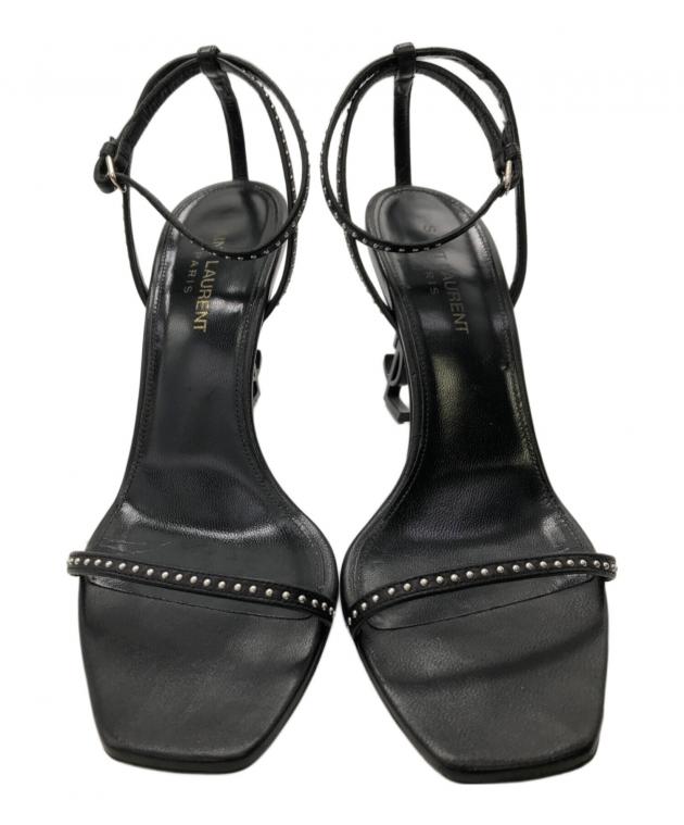 SAINT LAURENT ブラックサンダル オピウム サンダル