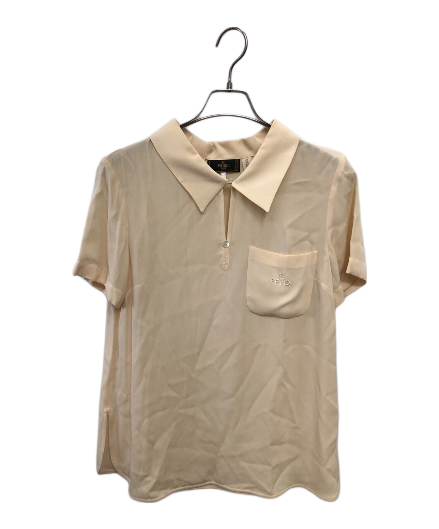 中古・古着通販】FENDI (フェンディ) SILK S/S BLOUSE／シルク半袖