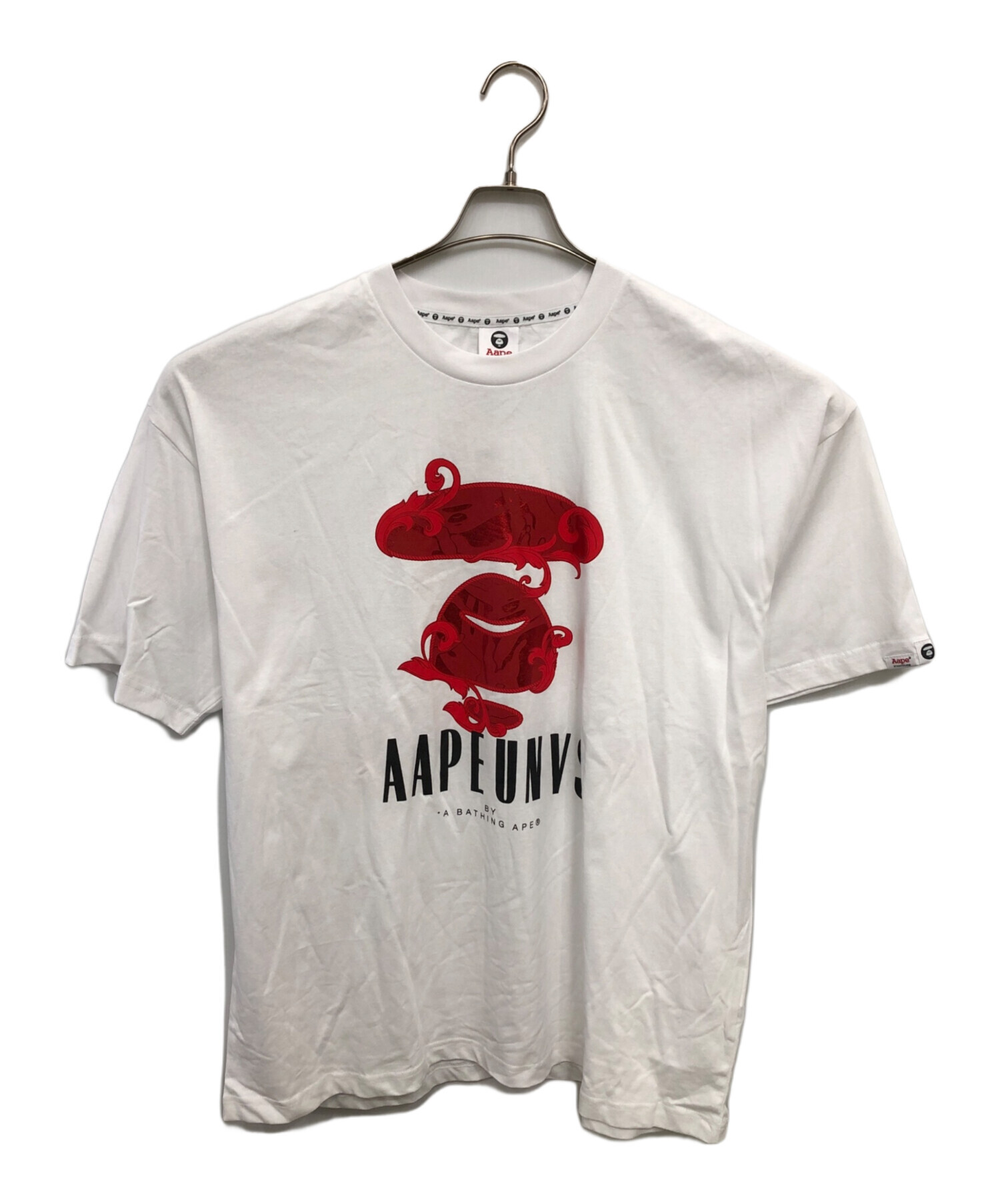 A BATHING APE アベイシングエイプ 半袖Tシャツ サークルロゴ 大猿 APE